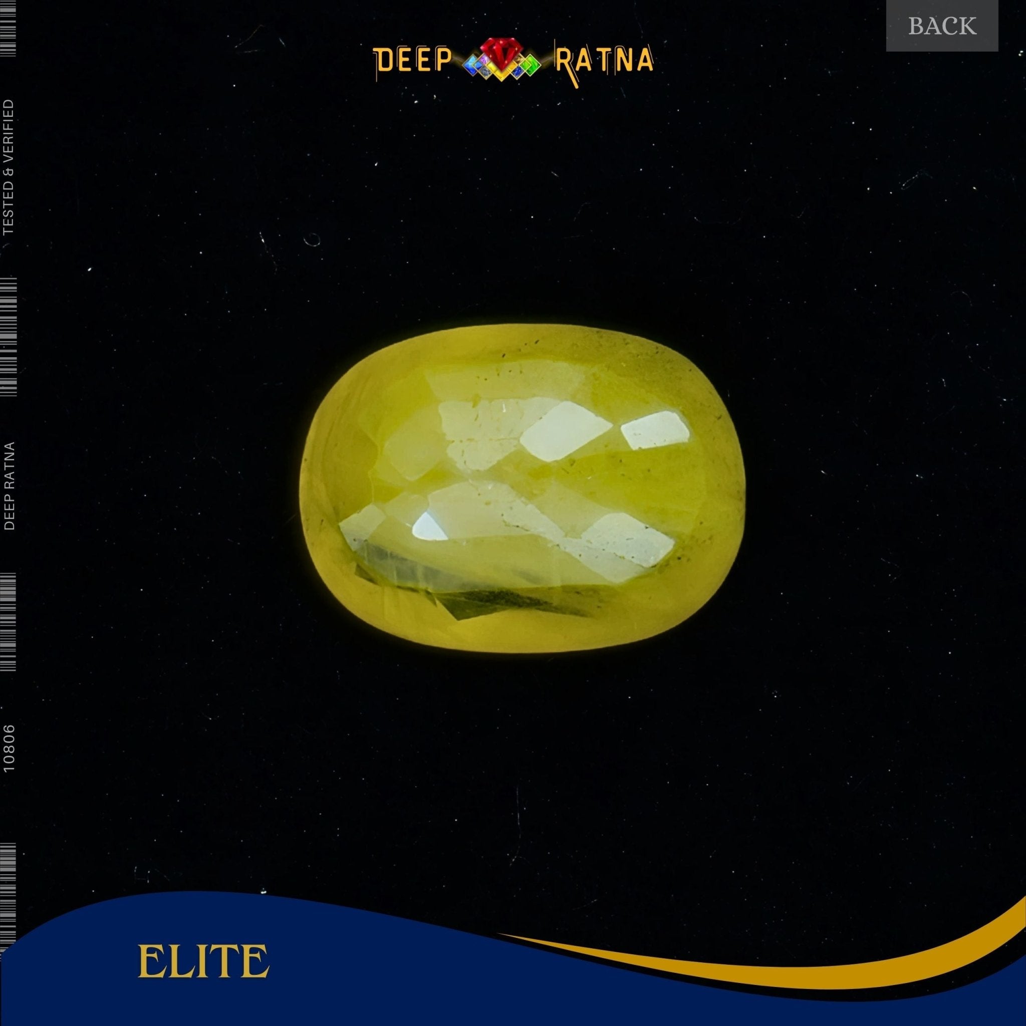 Yellow Sapphire 3.39 Carat (Thailand) - Deep Ratna