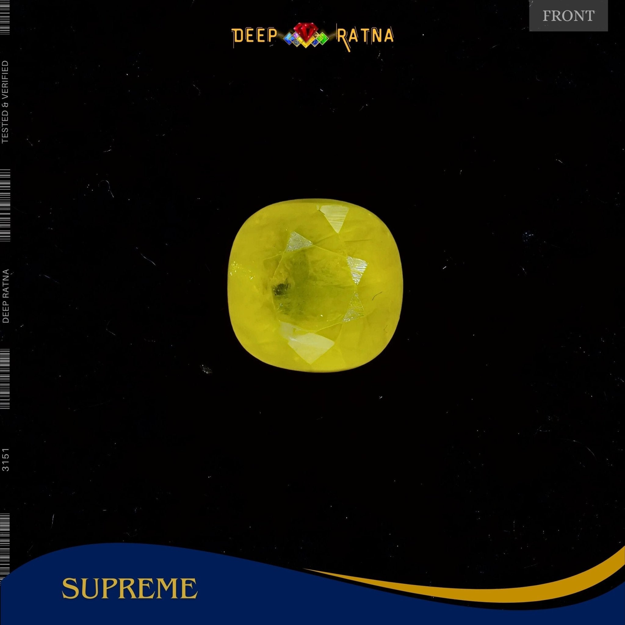 Yellow Sapphire 3.40 Carat (Thailand) - Deep Ratna