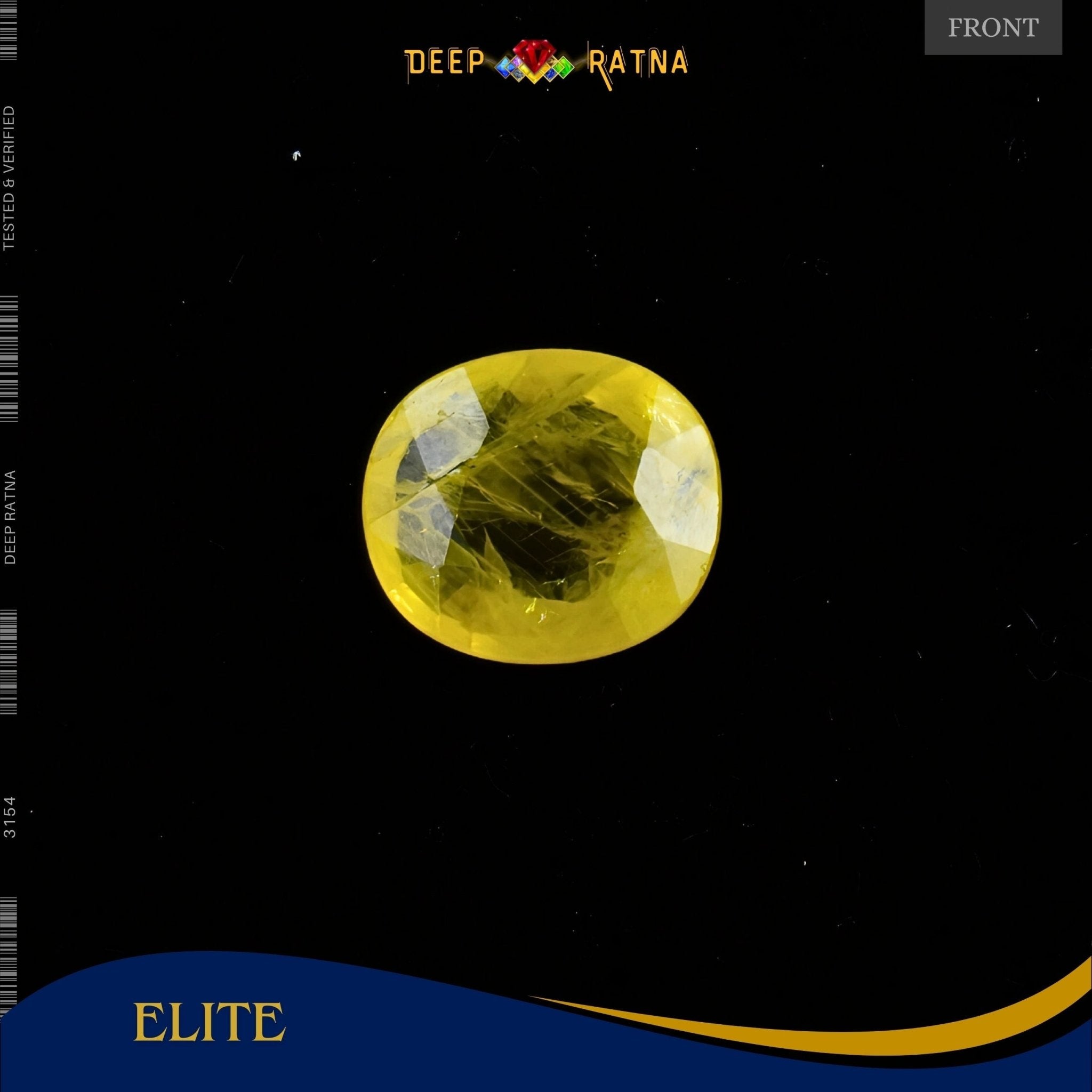 Yellow Sapphire 3.40 Carat (Thailand) - Deep Ratna