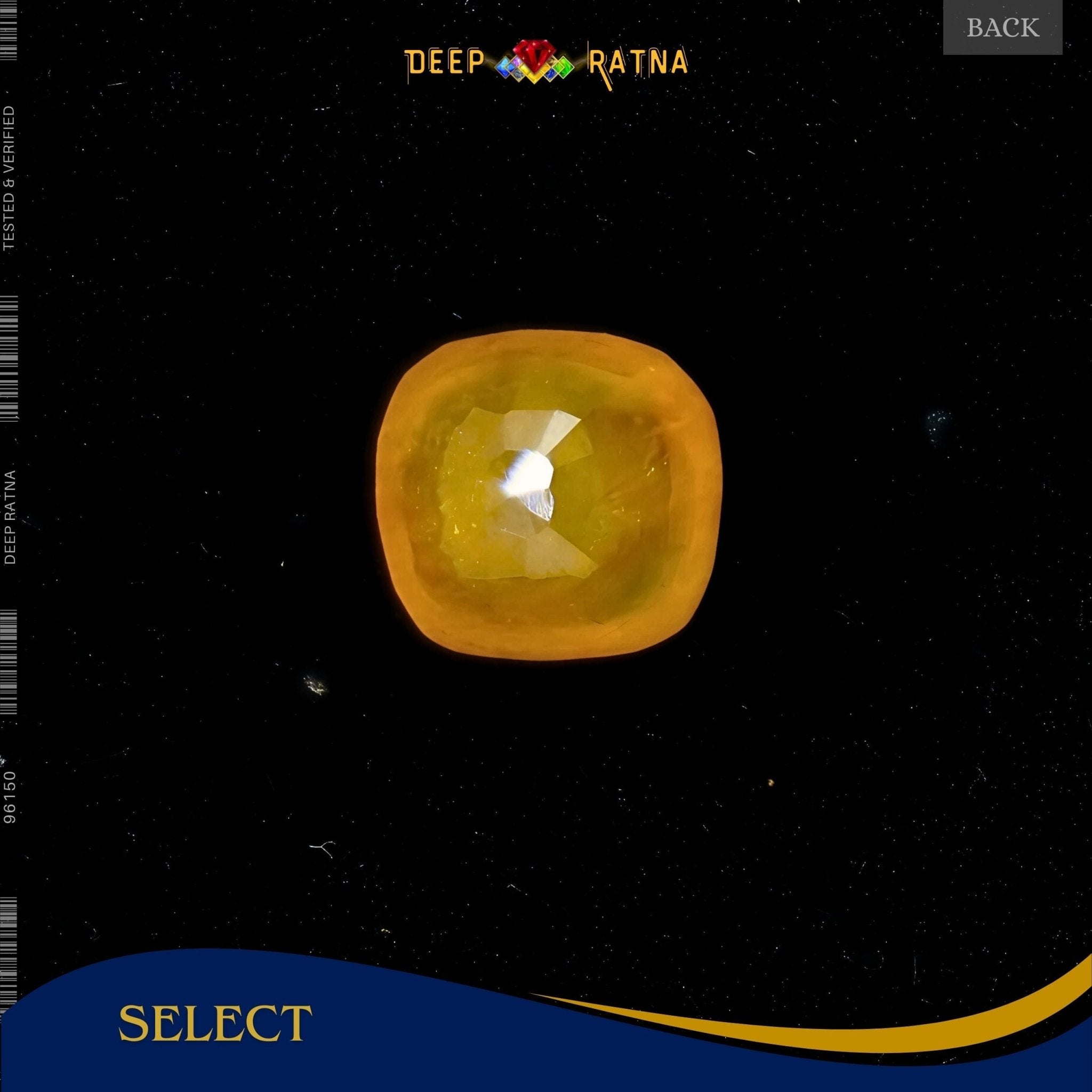 Yellow Sapphire 3.40 Carat (Thailand) - Deep Ratna
