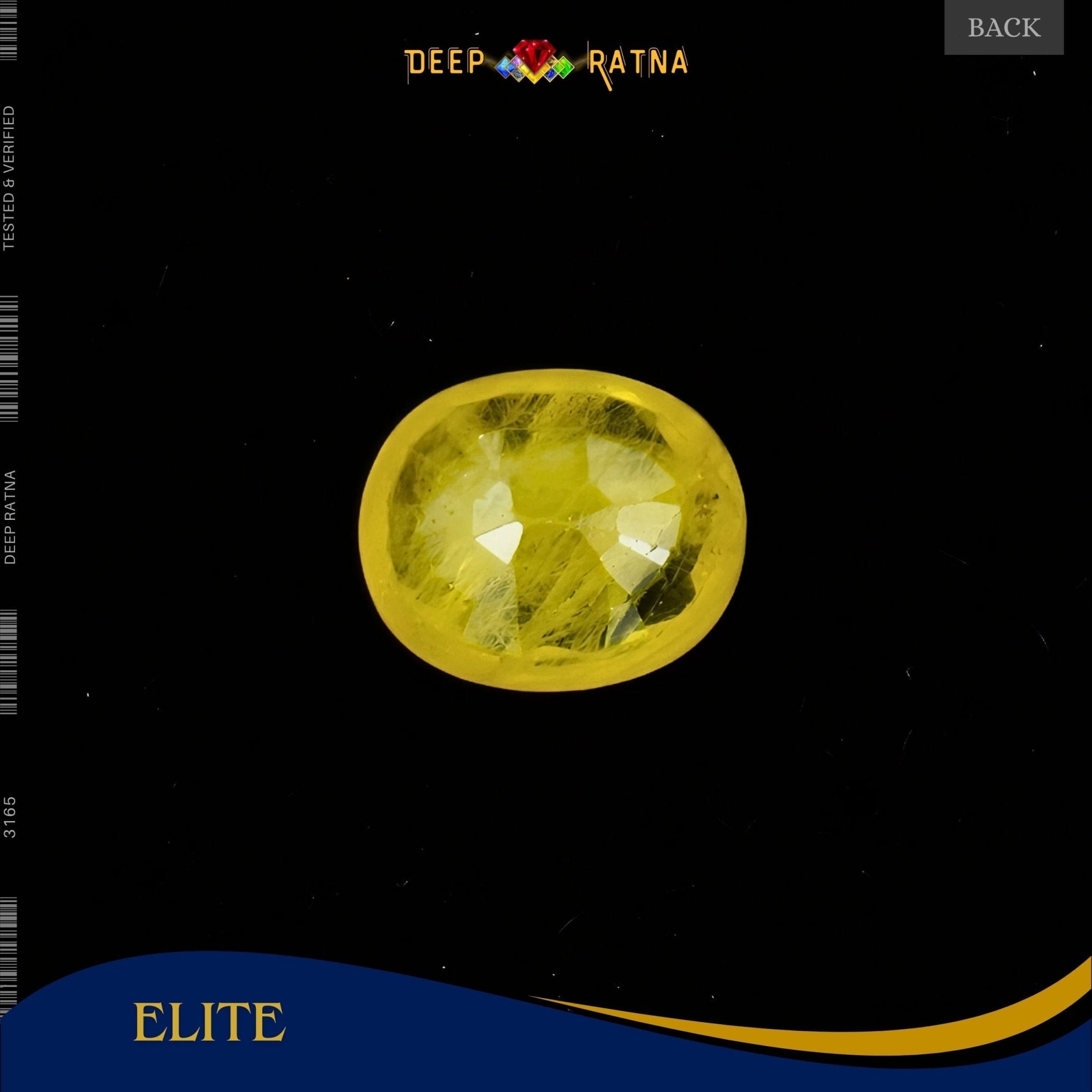 Yellow Sapphire 3.40 Carat (Thailand) - Deep Ratna