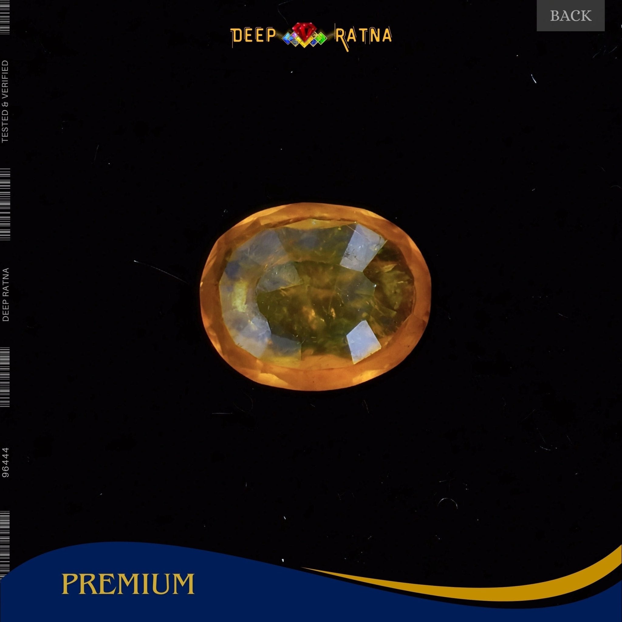Yellow Sapphire 3.40 Carat (Thailand) - Deep Ratna