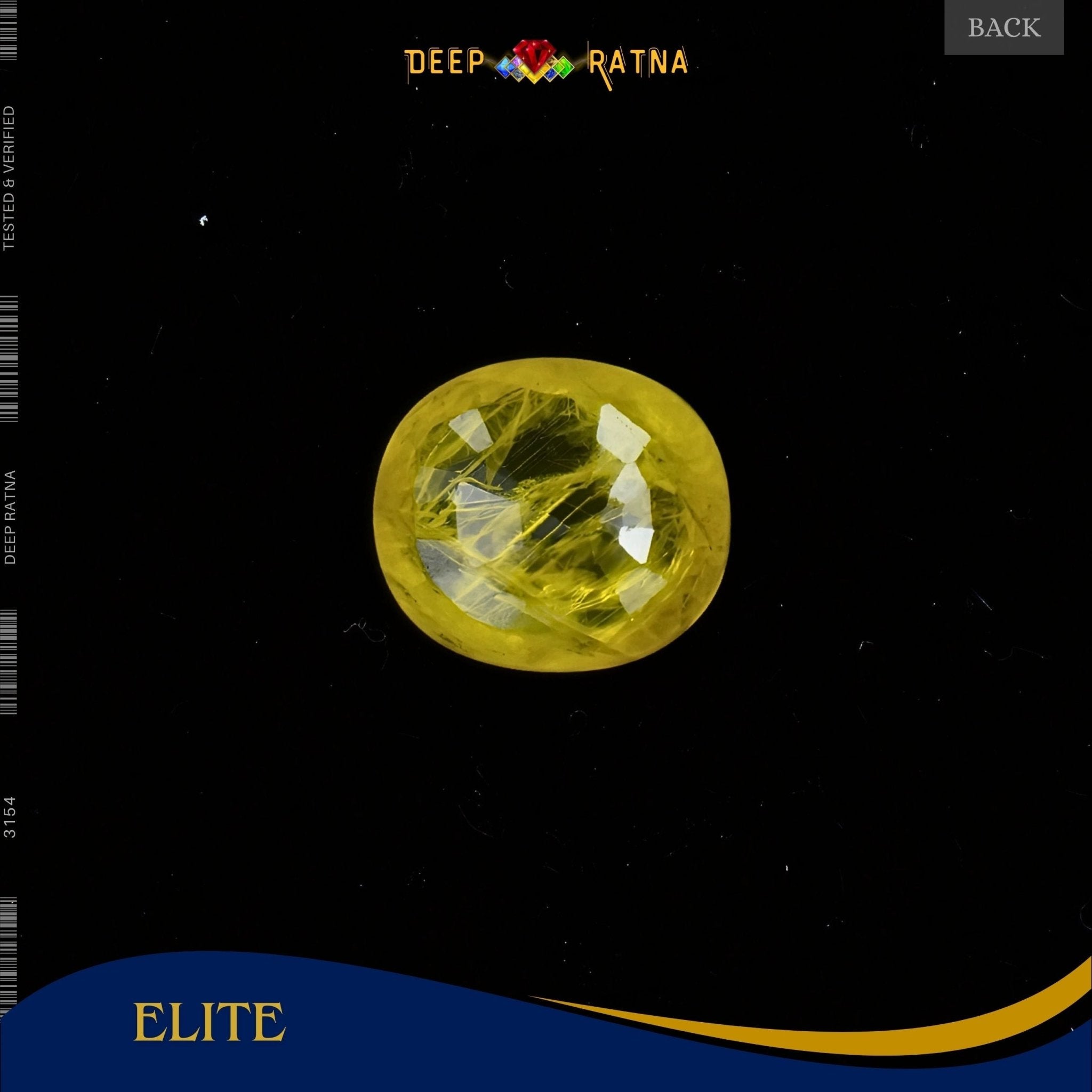 Yellow Sapphire 3.40 Carat (Thailand) - Deep Ratna