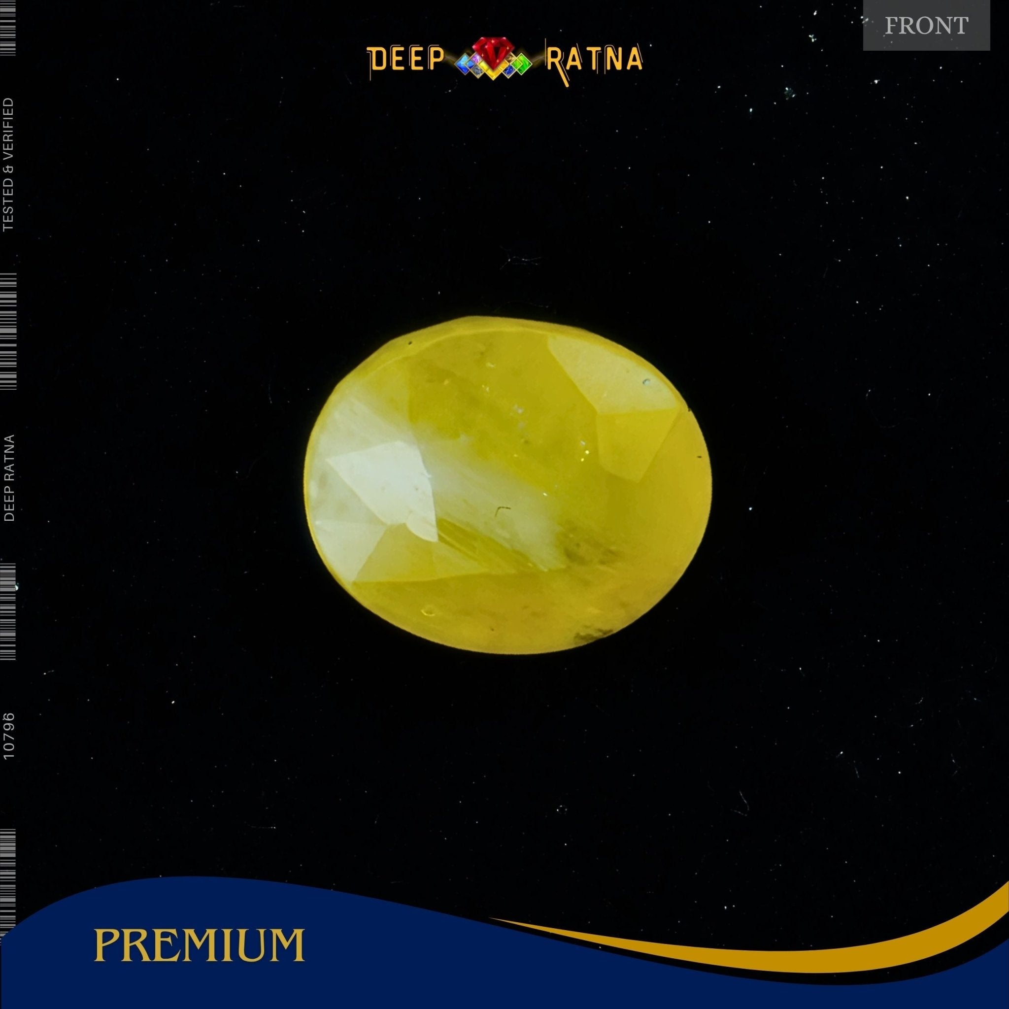 Yellow Sapphire 3.41 Carat (Thailand) - Deep Ratna