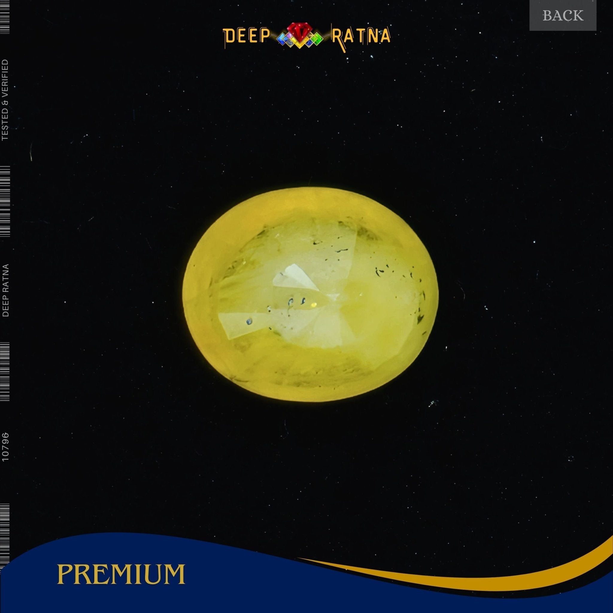 Yellow Sapphire 3.41 Carat (Thailand) - Deep Ratna