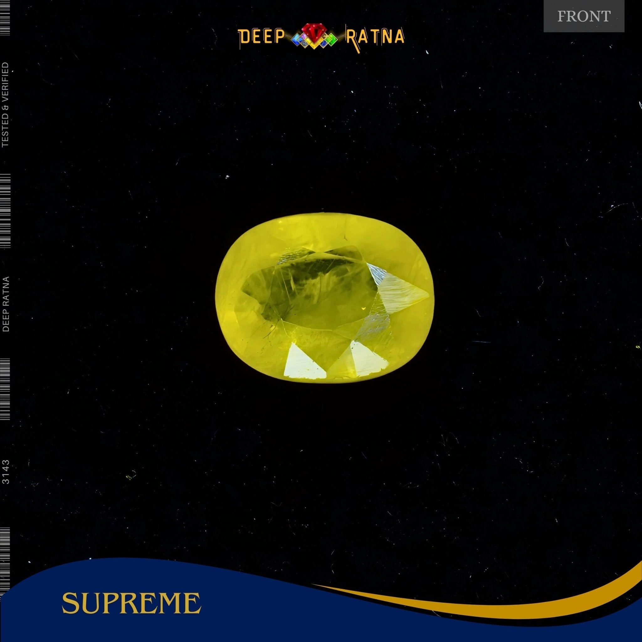 Yellow Sapphire 3.45 Carat (Thailand) - Deep Ratna