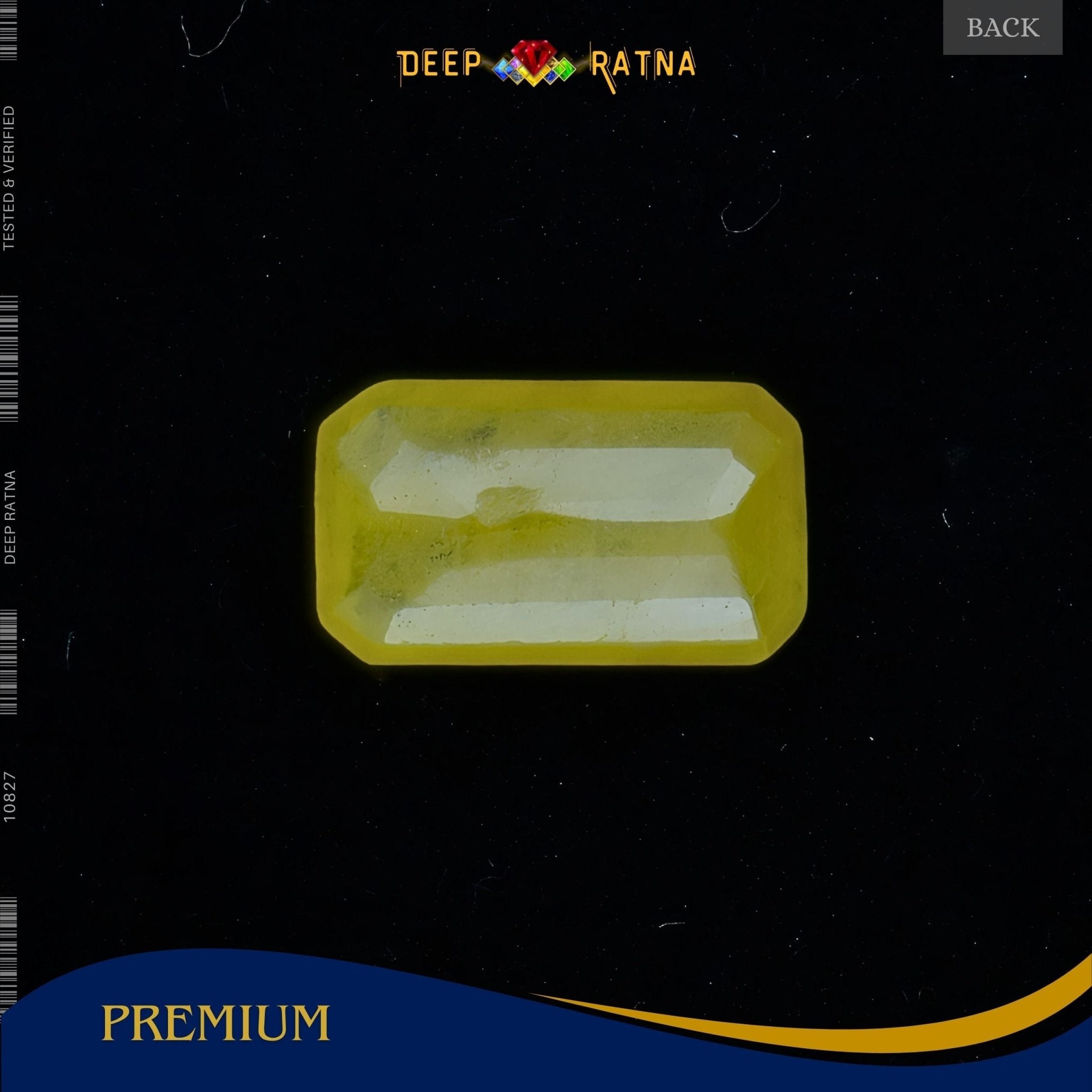 Yellow Sapphire 3.46 Carat (Thailand) - Deep Ratna