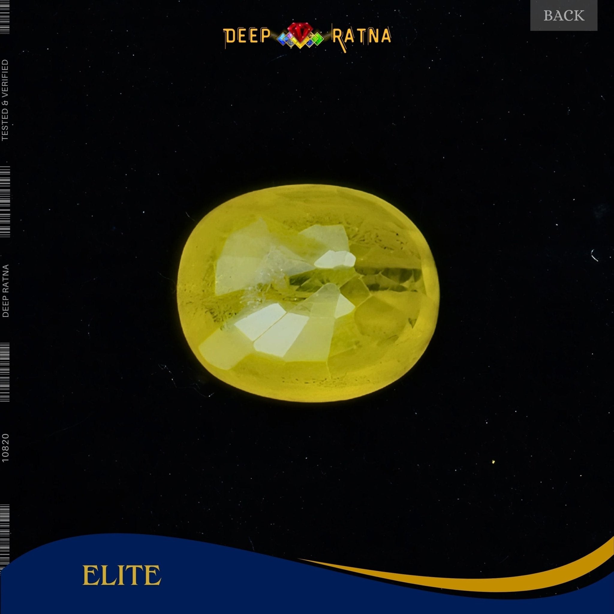 Yellow Sapphire 3.47 Carat (Thailand) - Deep Ratna