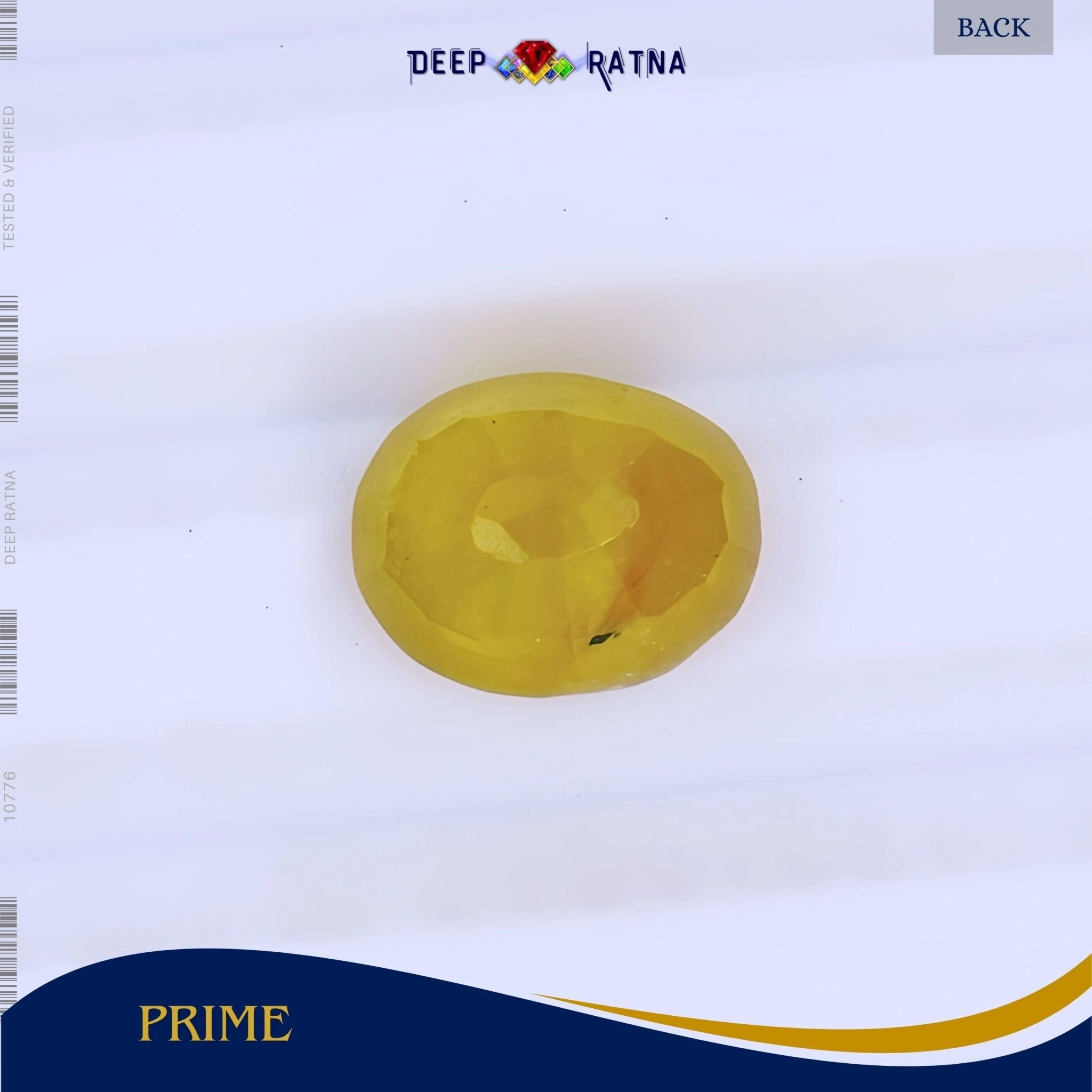 Yellow Sapphire 3.47 Carat (Thailand) - Deep Ratna
