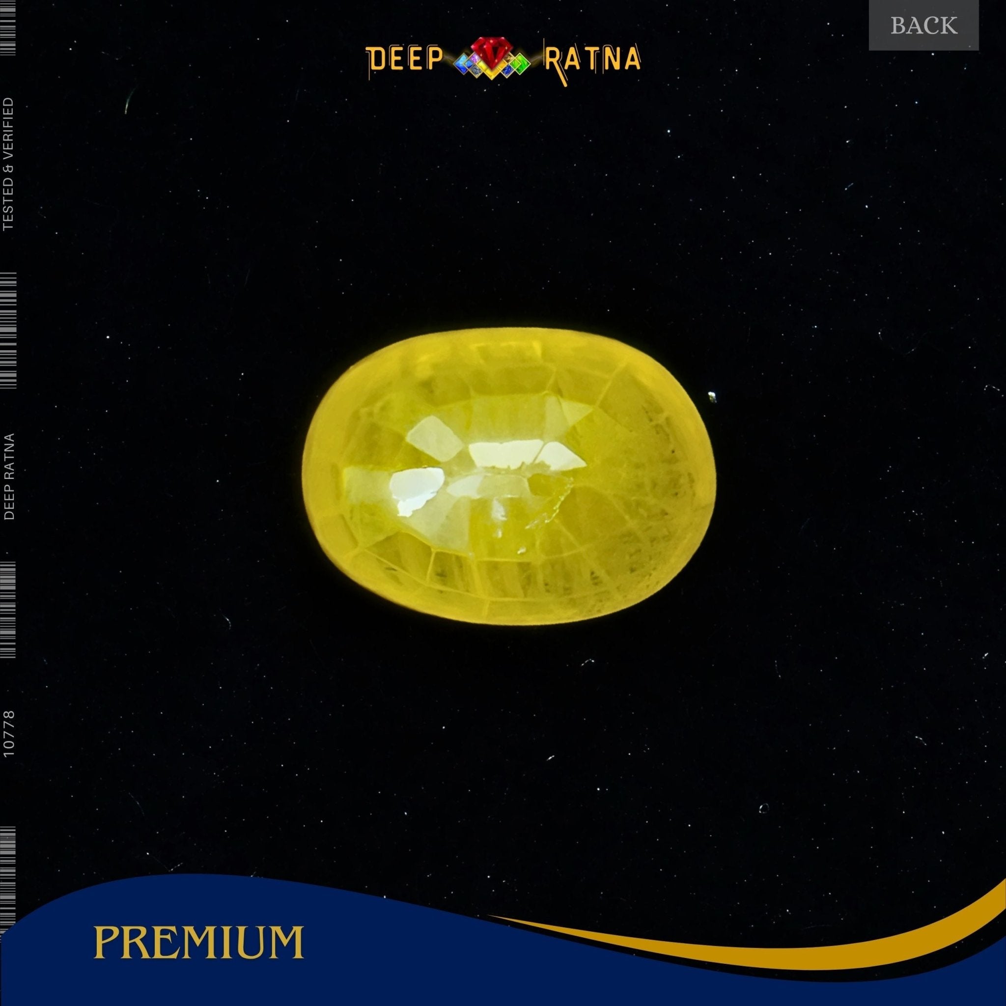 Yellow Sapphire 3.47 Carat (Thailand) - Deep Ratna