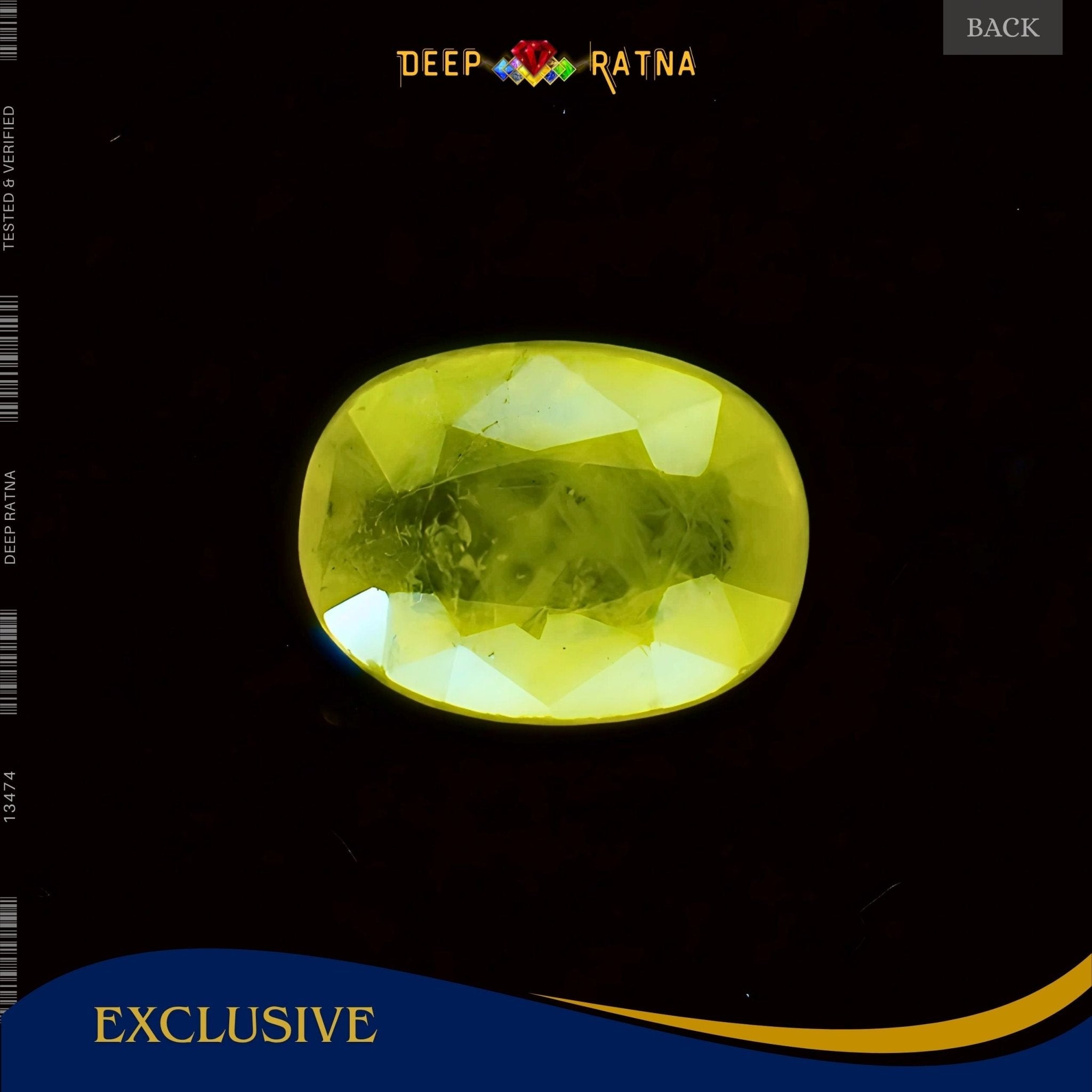 Yellow Sapphire 3.49 Carat (Thailand) - Deep Ratna