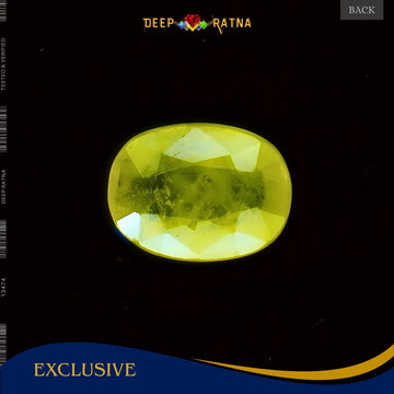 Yellow Sapphire 3.49 Carat (Thailand) - Deep Ratna
