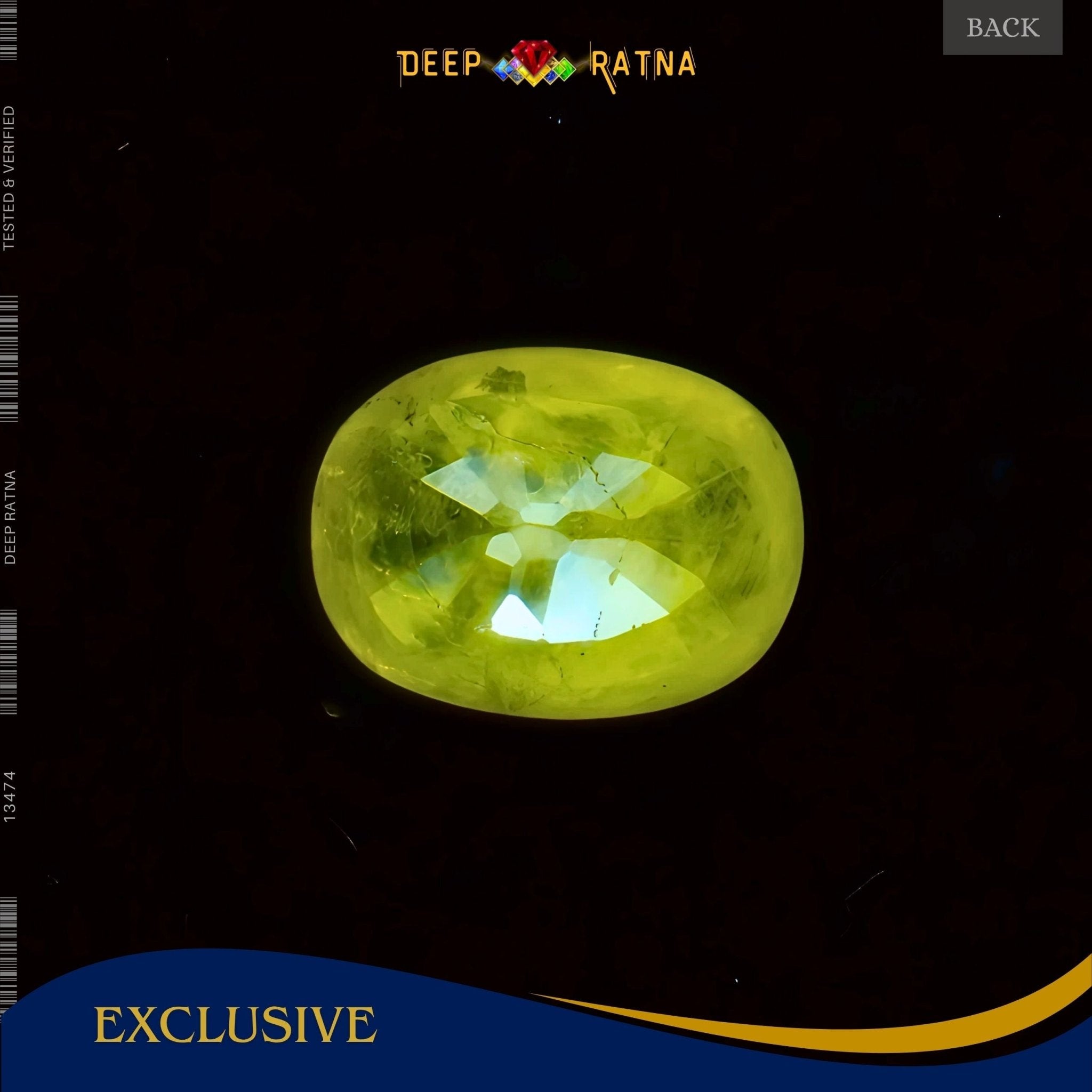Yellow Sapphire 3.49 Carat (Thailand) - Deep Ratna