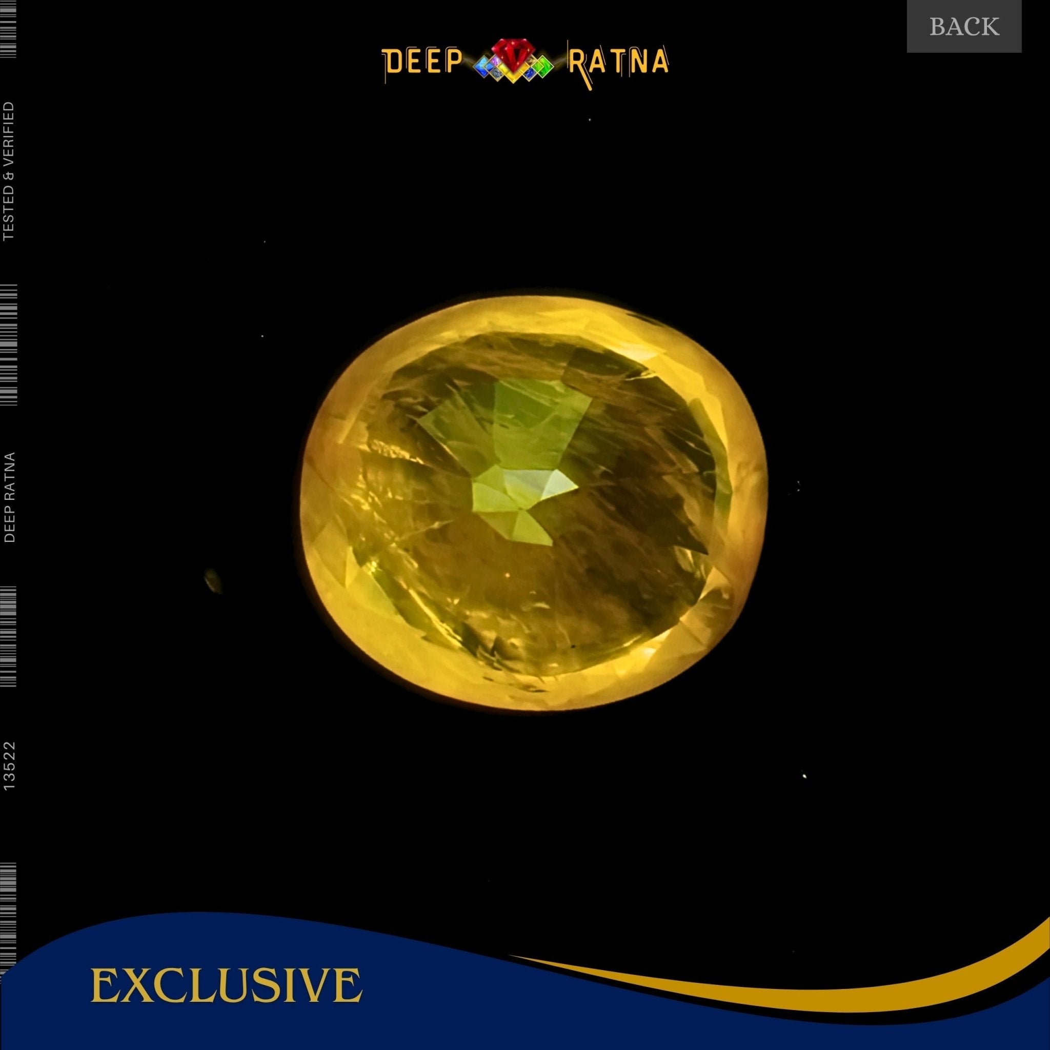 Yellow Sapphire 3.50 Carat (Thailand) - Deep Ratna