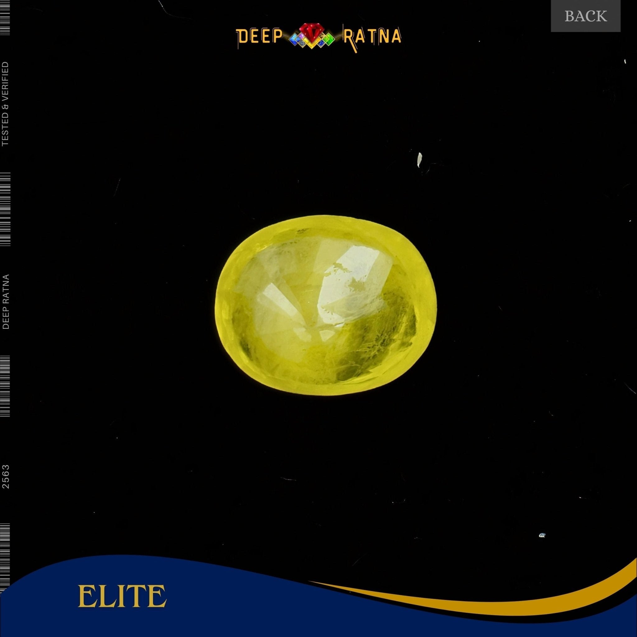Yellow Sapphire 3.50 Carat (Thailand) - Deep Ratna