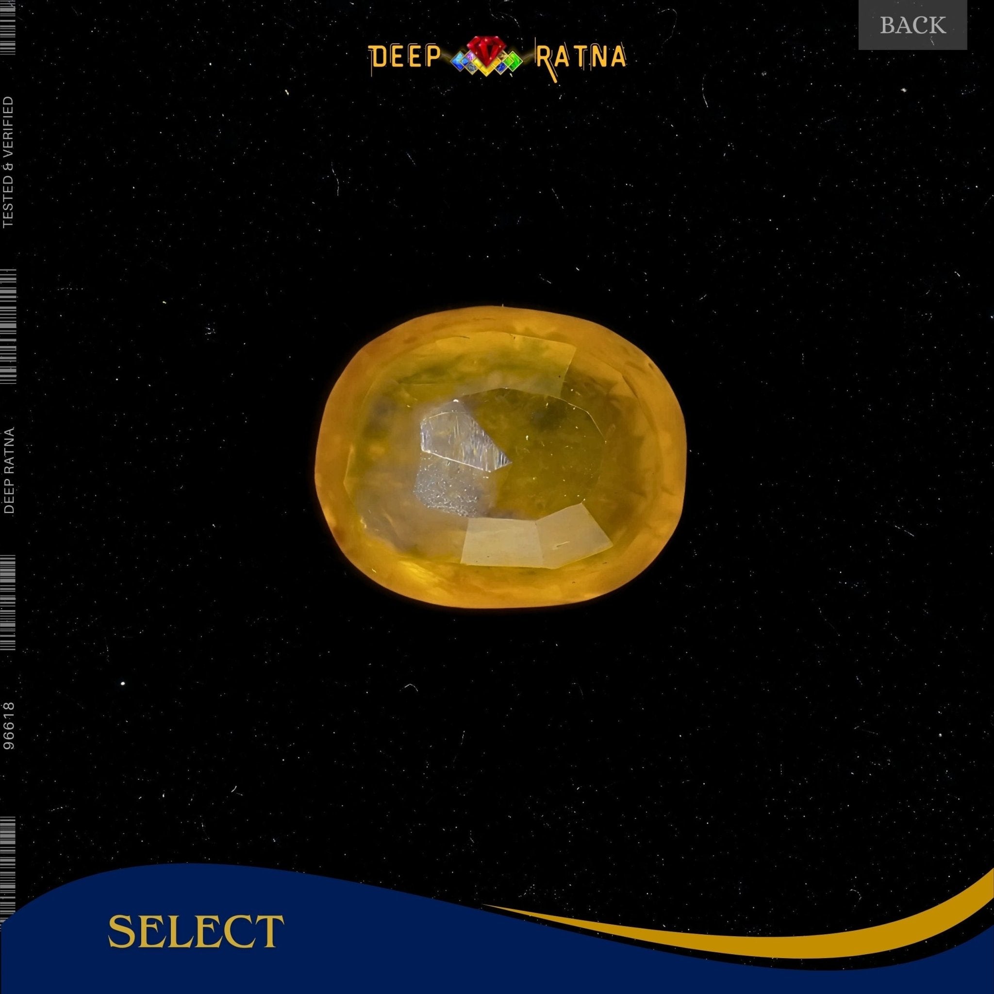 Yellow Sapphire 3.50 Carat (Thailand) - Deep Ratna