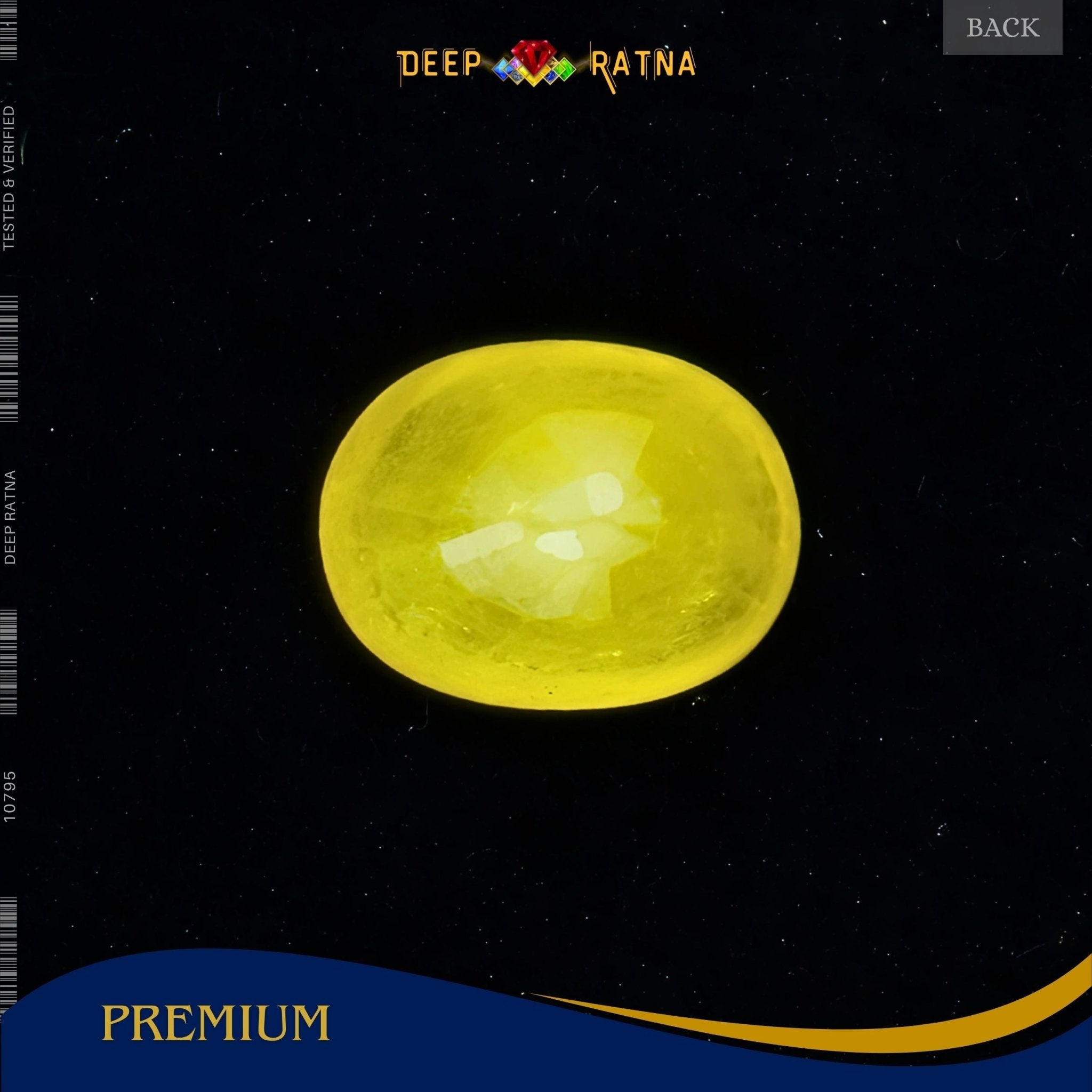 Yellow Sapphire 3.52 Carat (Thailand) - Deep Ratna