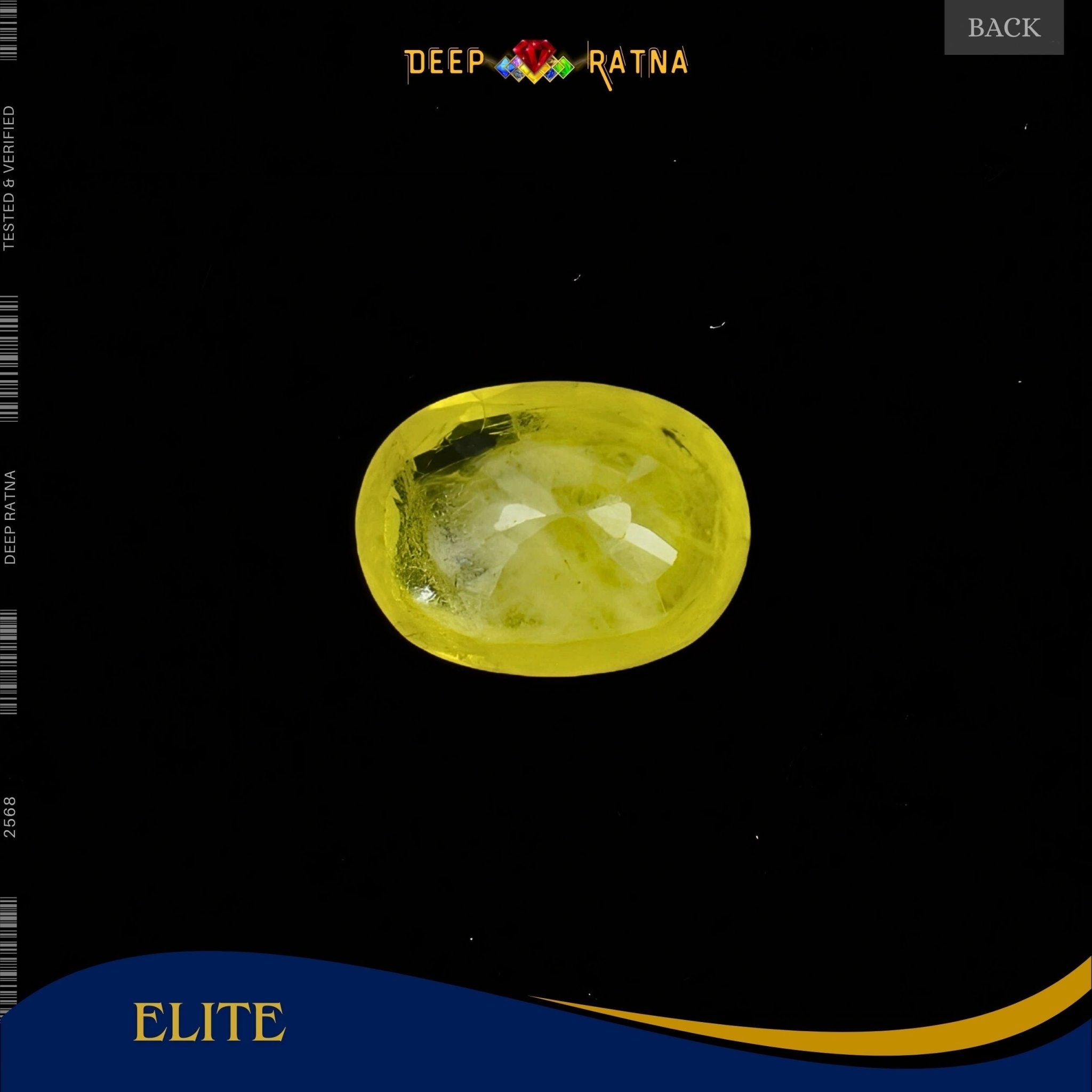Yellow Sapphire 3.53 Carat (Thailand) - Deep Ratna