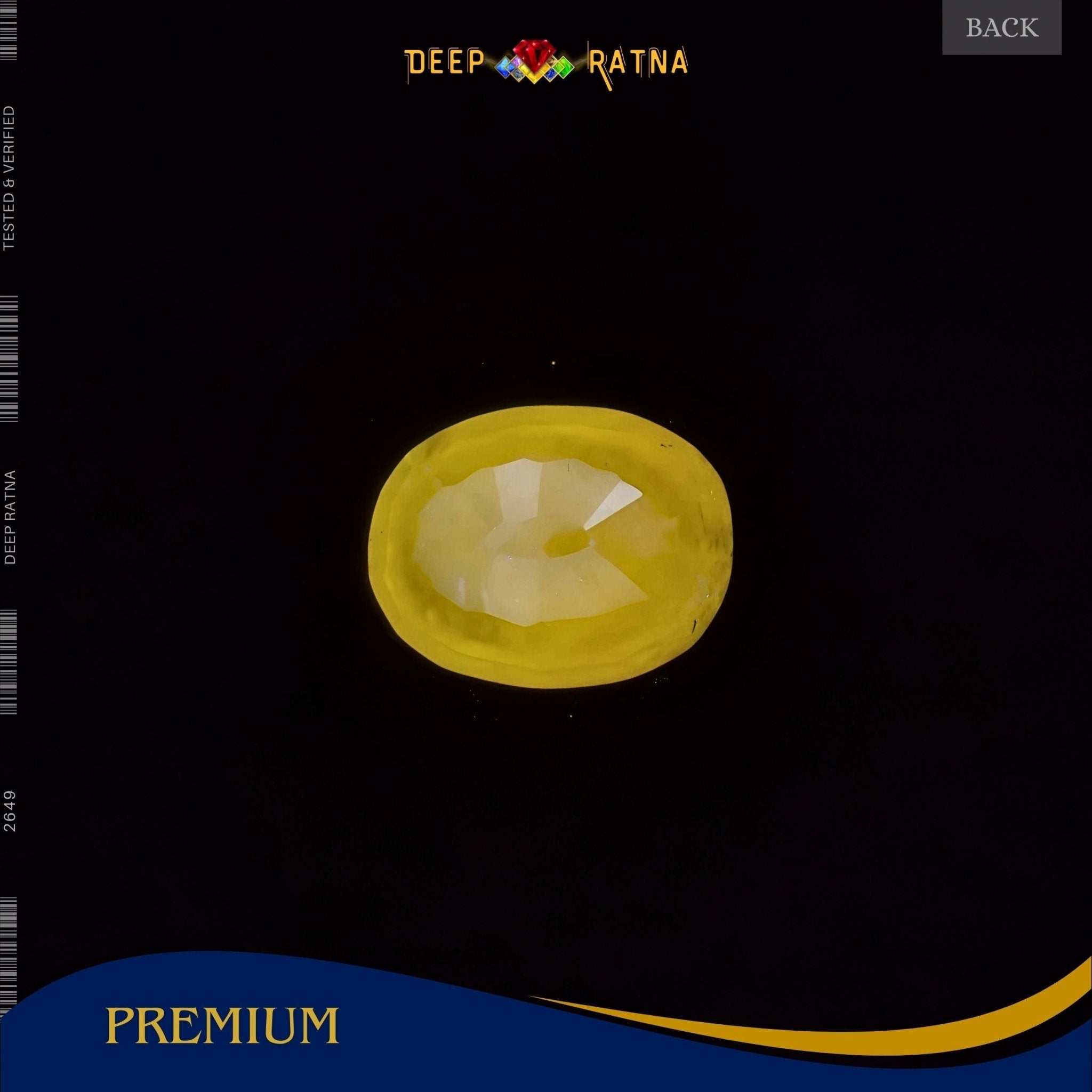 Yellow Sapphire 3.53 Carat (Thailand) - Deep Ratna