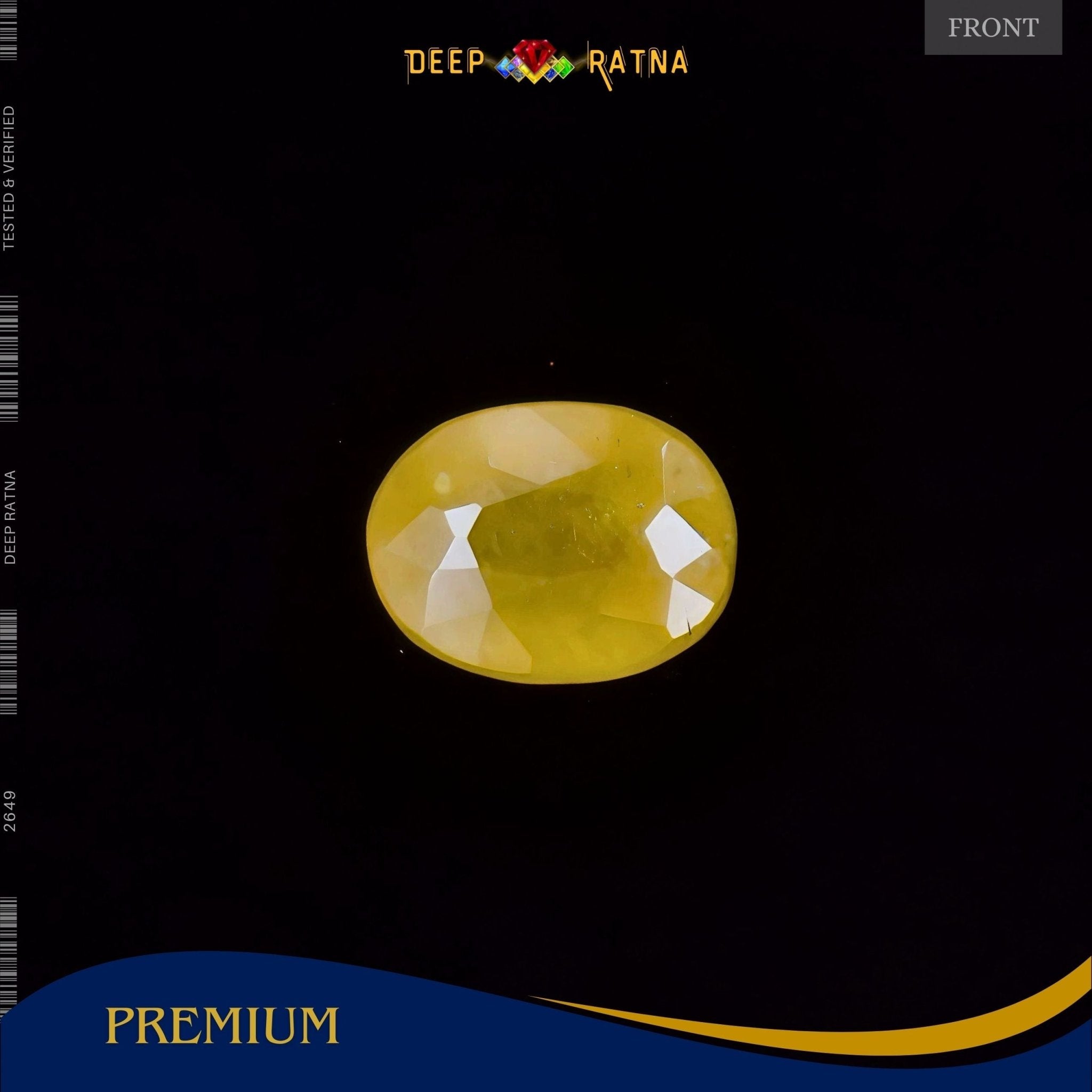 Yellow Sapphire 3.53 Carat (Thailand) - Deep Ratna