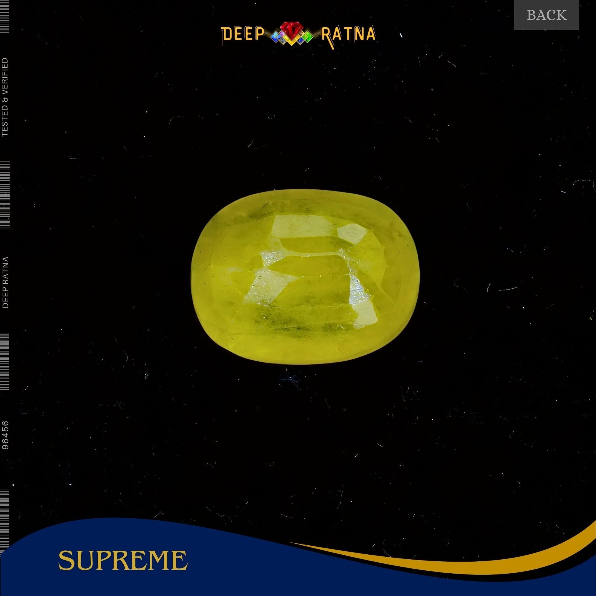 Yellow Sapphire 3.55 Carat (Thailand) - Deep Ratna