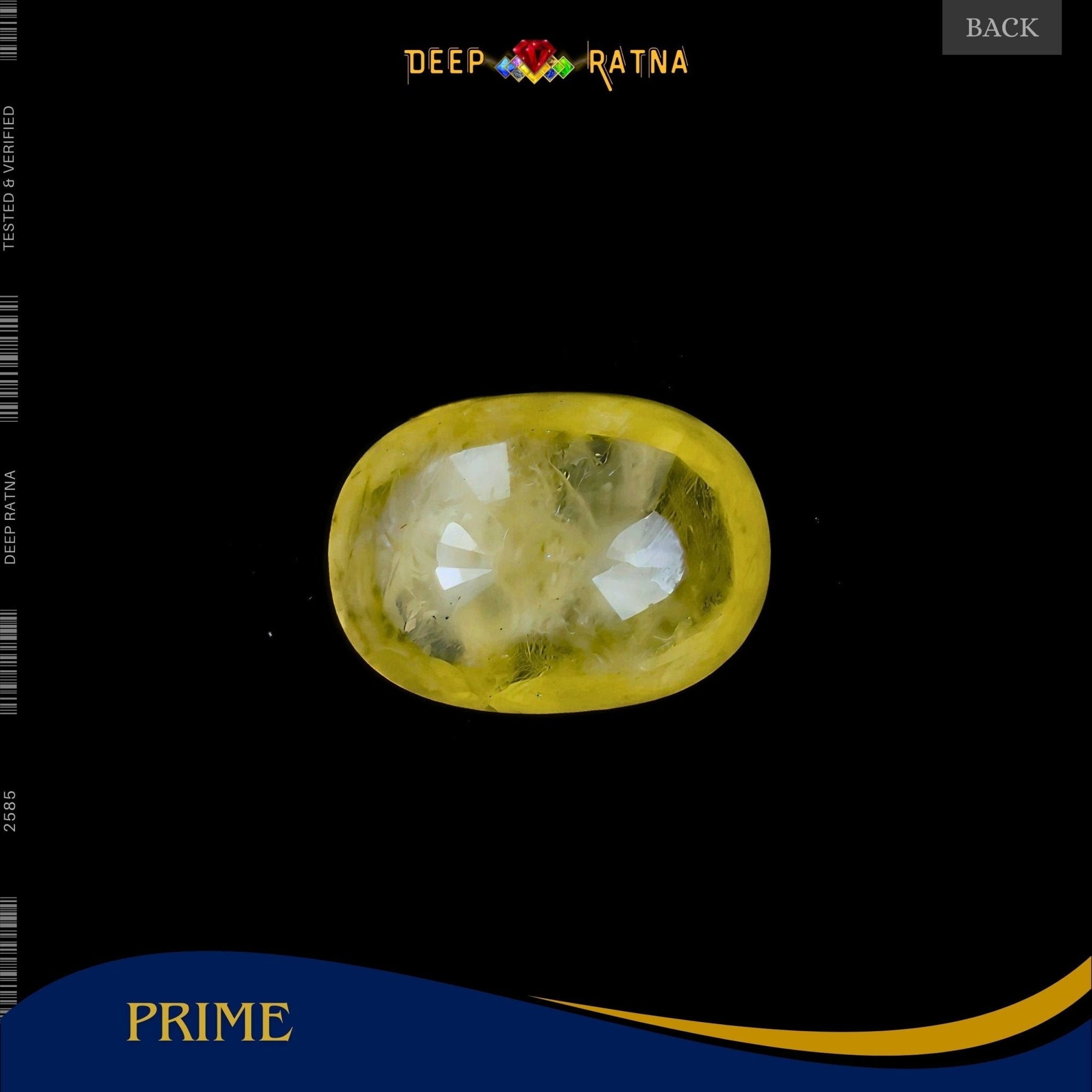 Yellow Sapphire 3.56 Carat (Thailand) - Deep Ratna