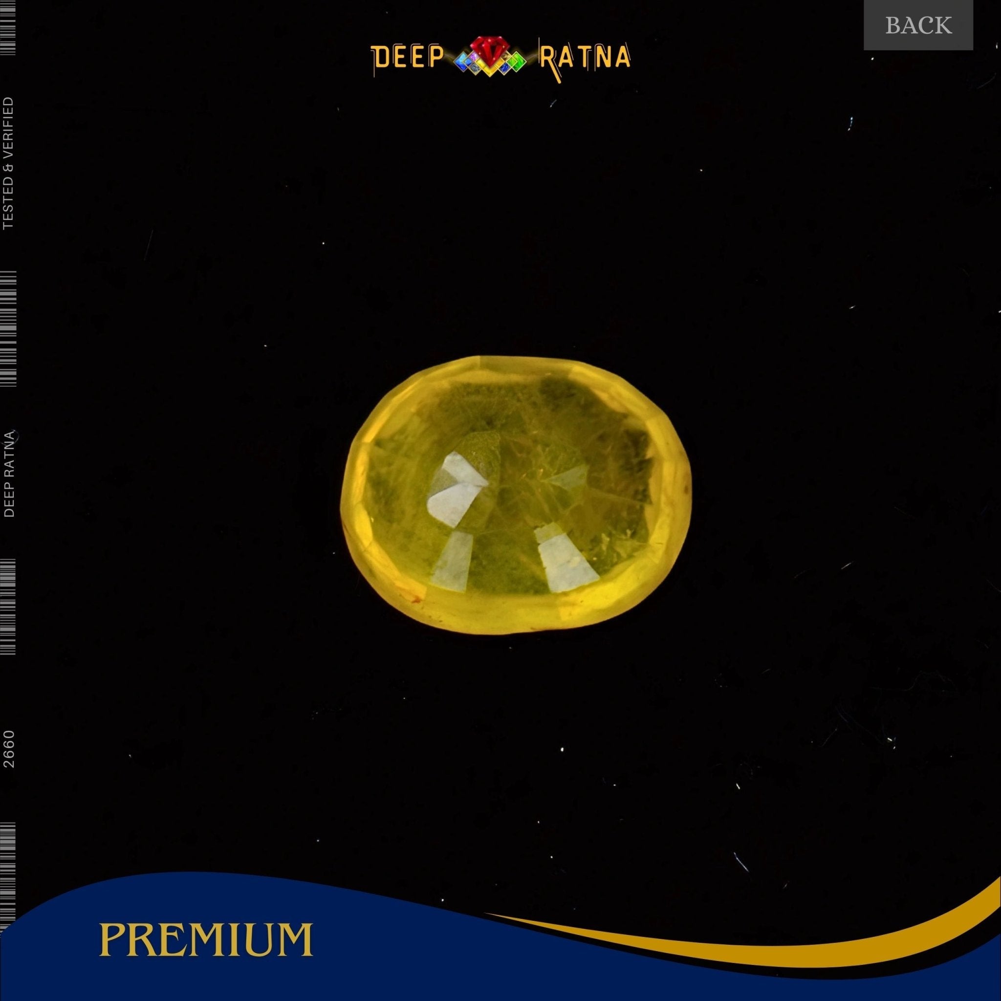 Yellow Sapphire 3.60 Carat (Thailand) - Deep Ratna