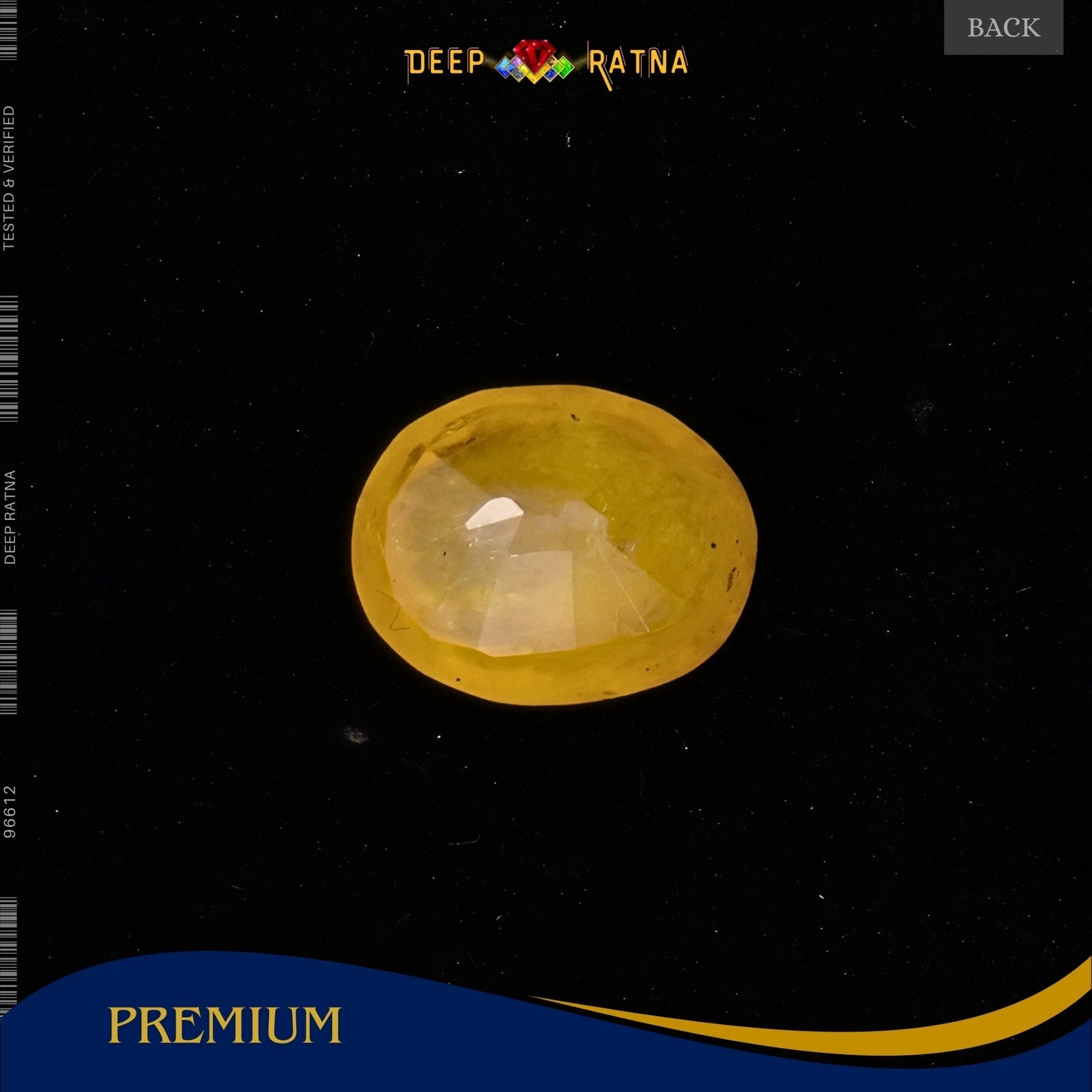 Yellow Sapphire 3.60 Carat (Thailand) - Deep Ratna