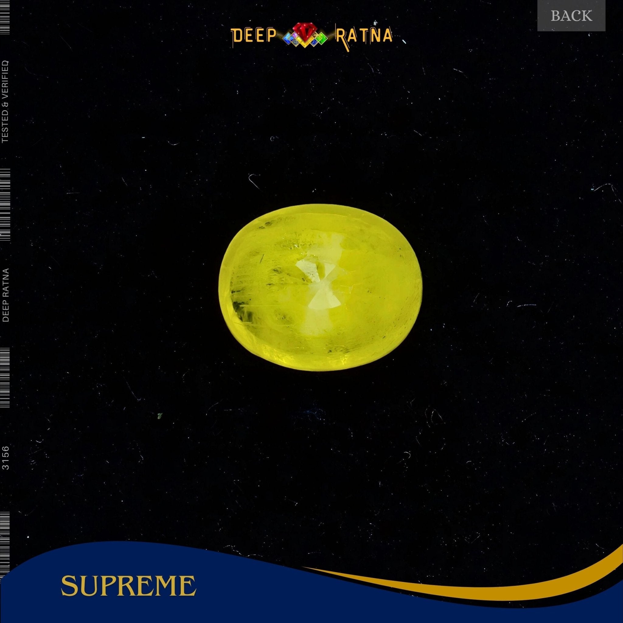 Yellow Sapphire 3.60 Carat (Thailand) - Deep Ratna