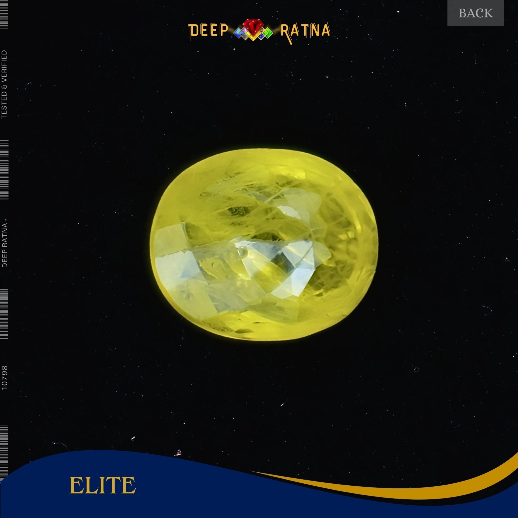 Yellow Sapphire 3.66 Carat (Thailand) - Deep Ratna