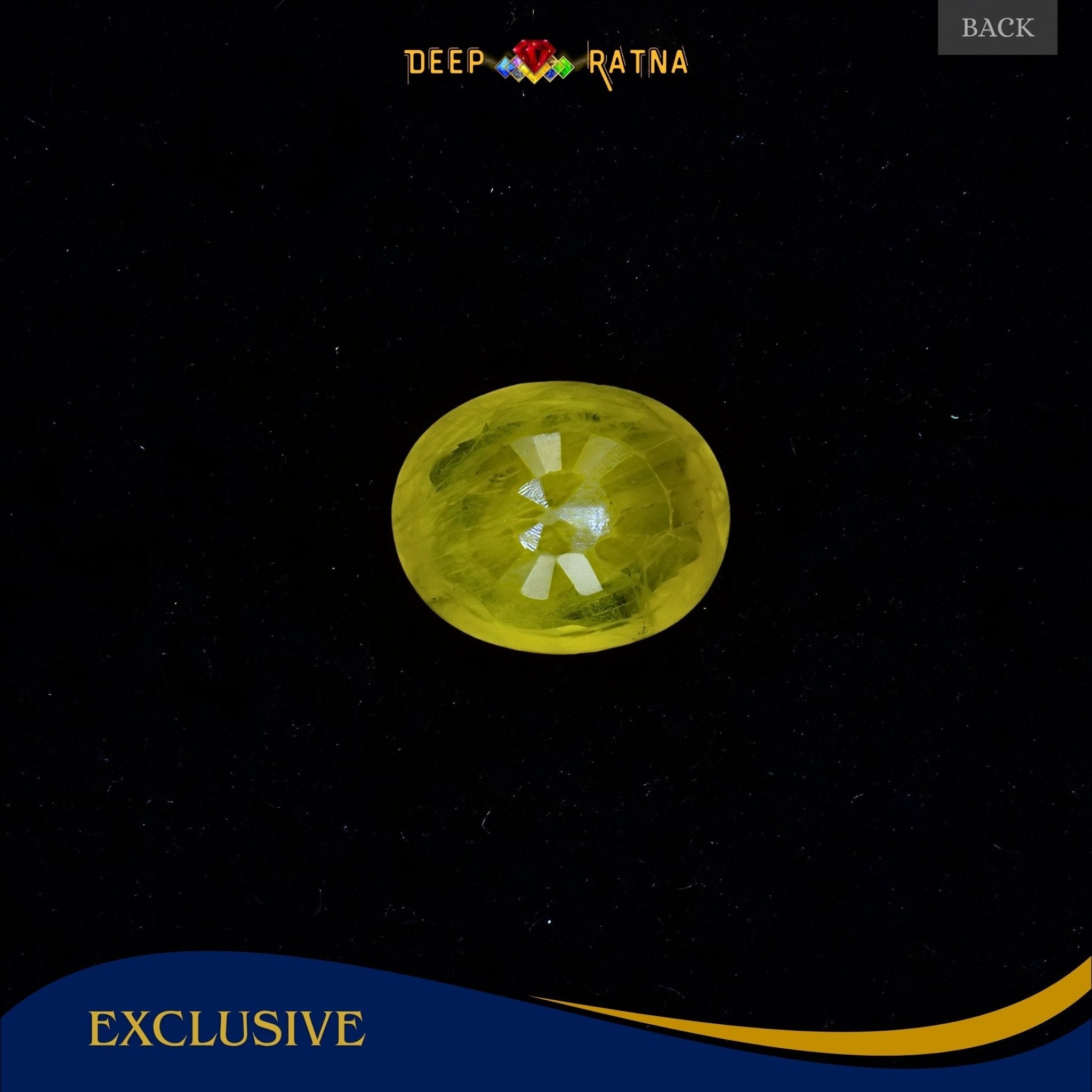 Yellow Sapphire 3.70 Carat (Thailand) - Deep Ratna