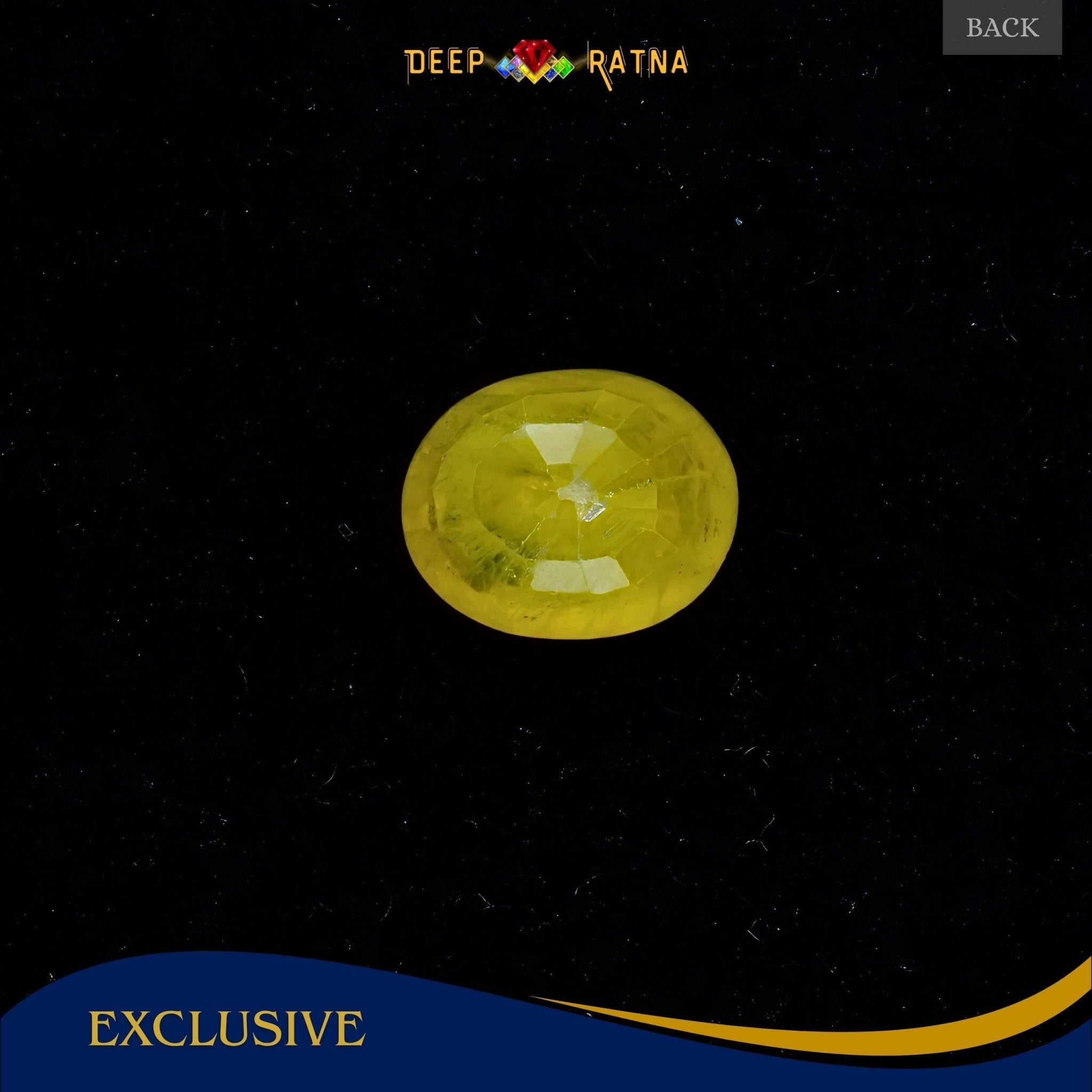 Yellow Sapphire 3.70 Carat (Thailand) - Deep Ratna