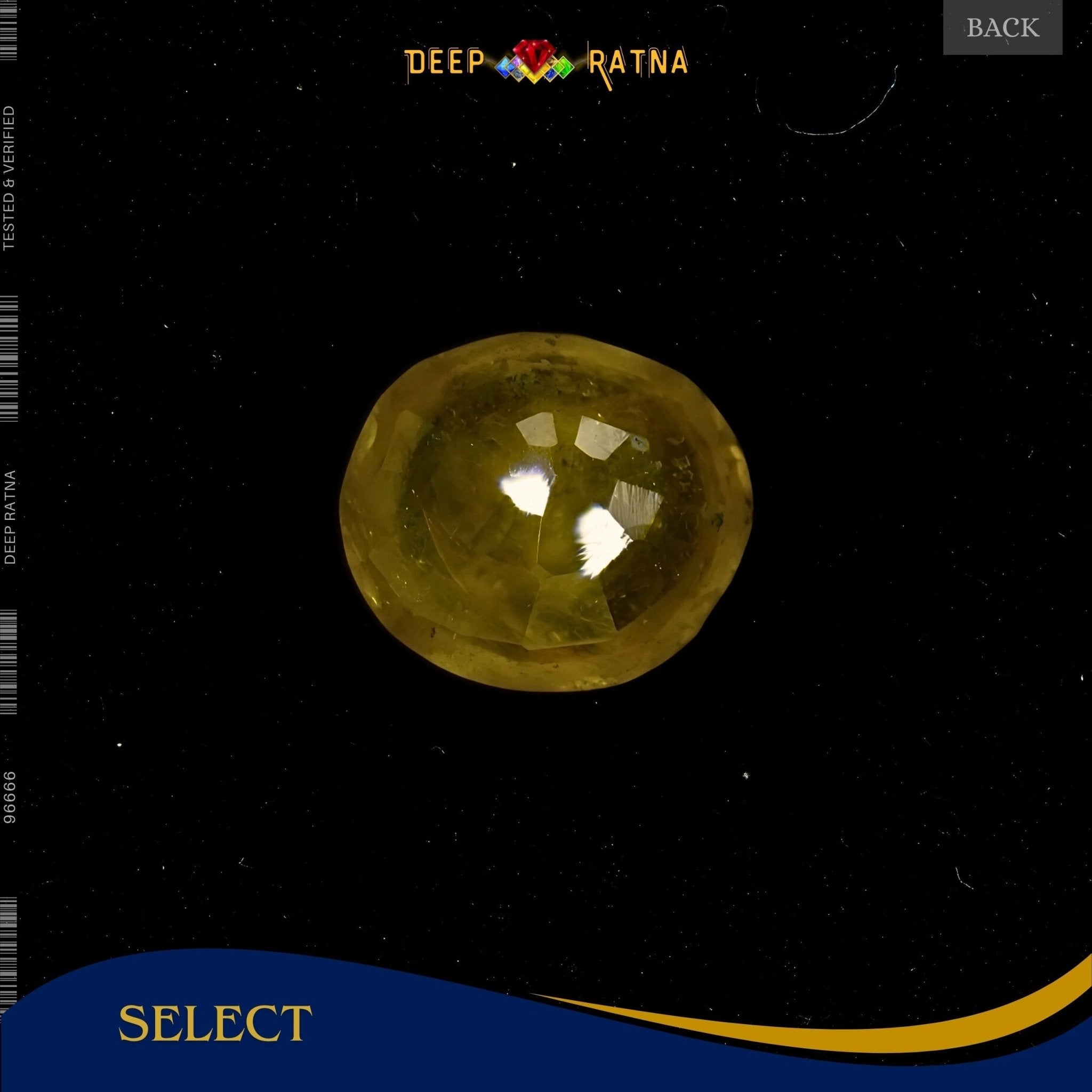 Yellow Sapphire 3.70 Carat (Thailand) - Deep Ratna