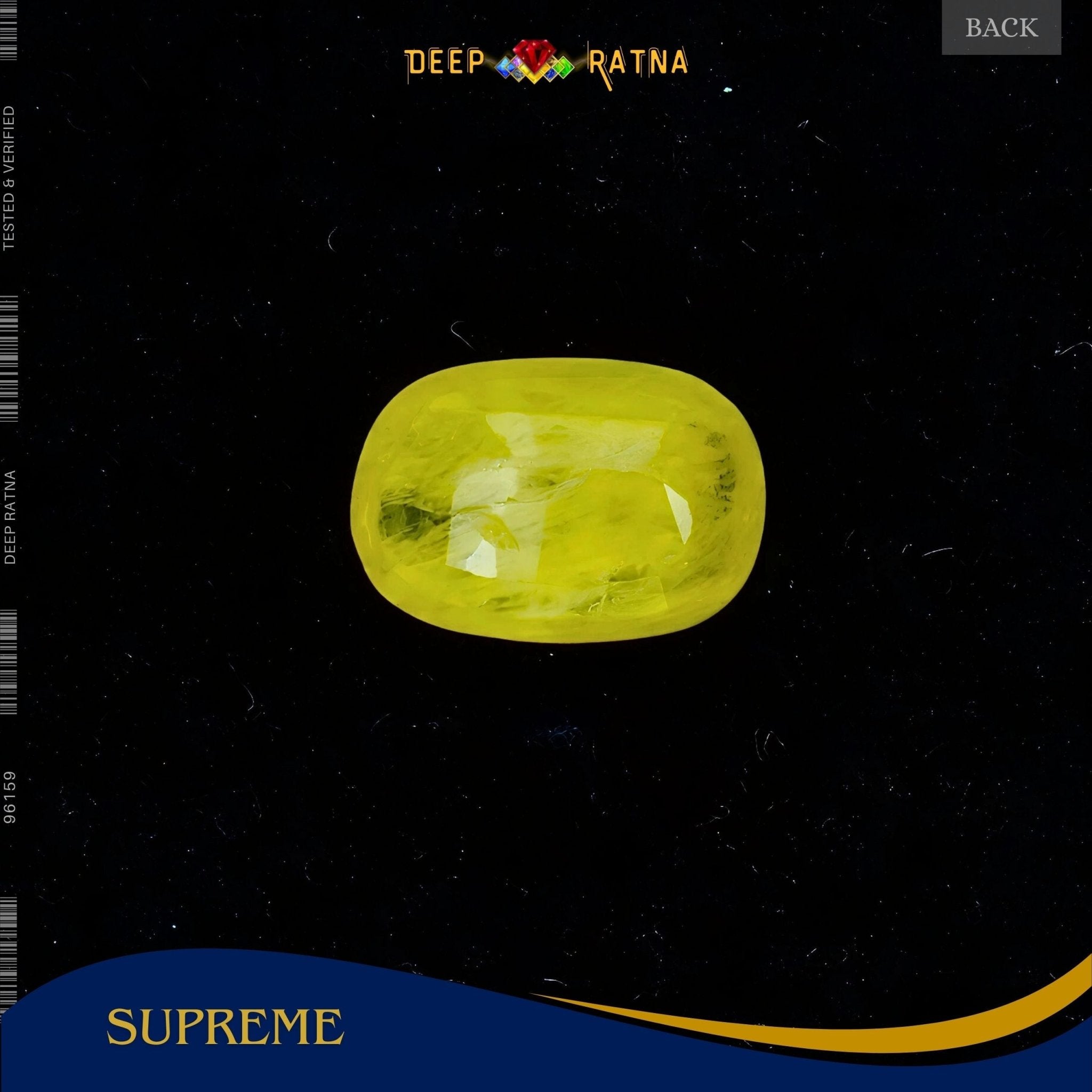 Yellow Sapphire 3.70 Carat (Thailand) - Deep Ratna