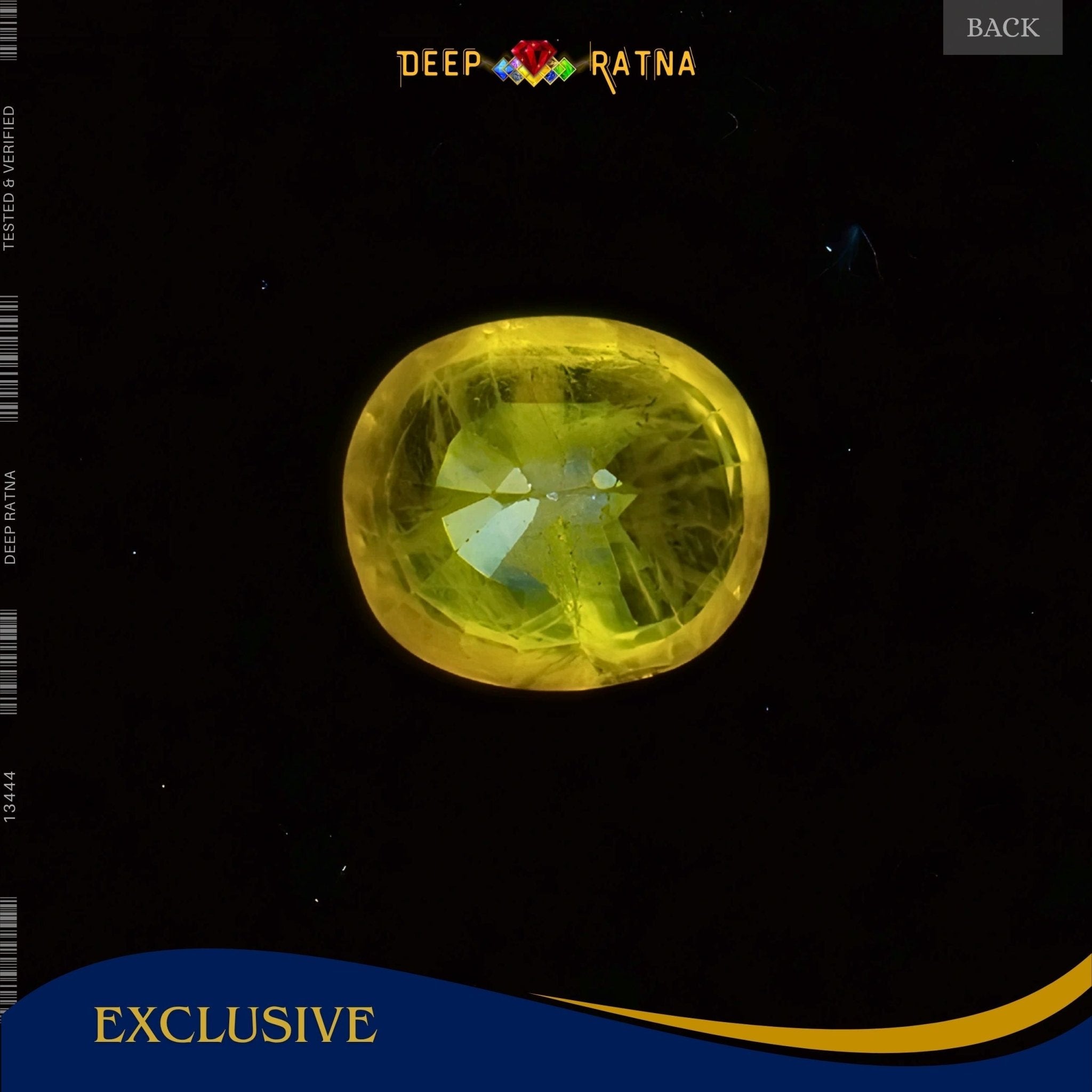 Yellow Sapphire 3.71 Carat (Thailand) - Deep Ratna