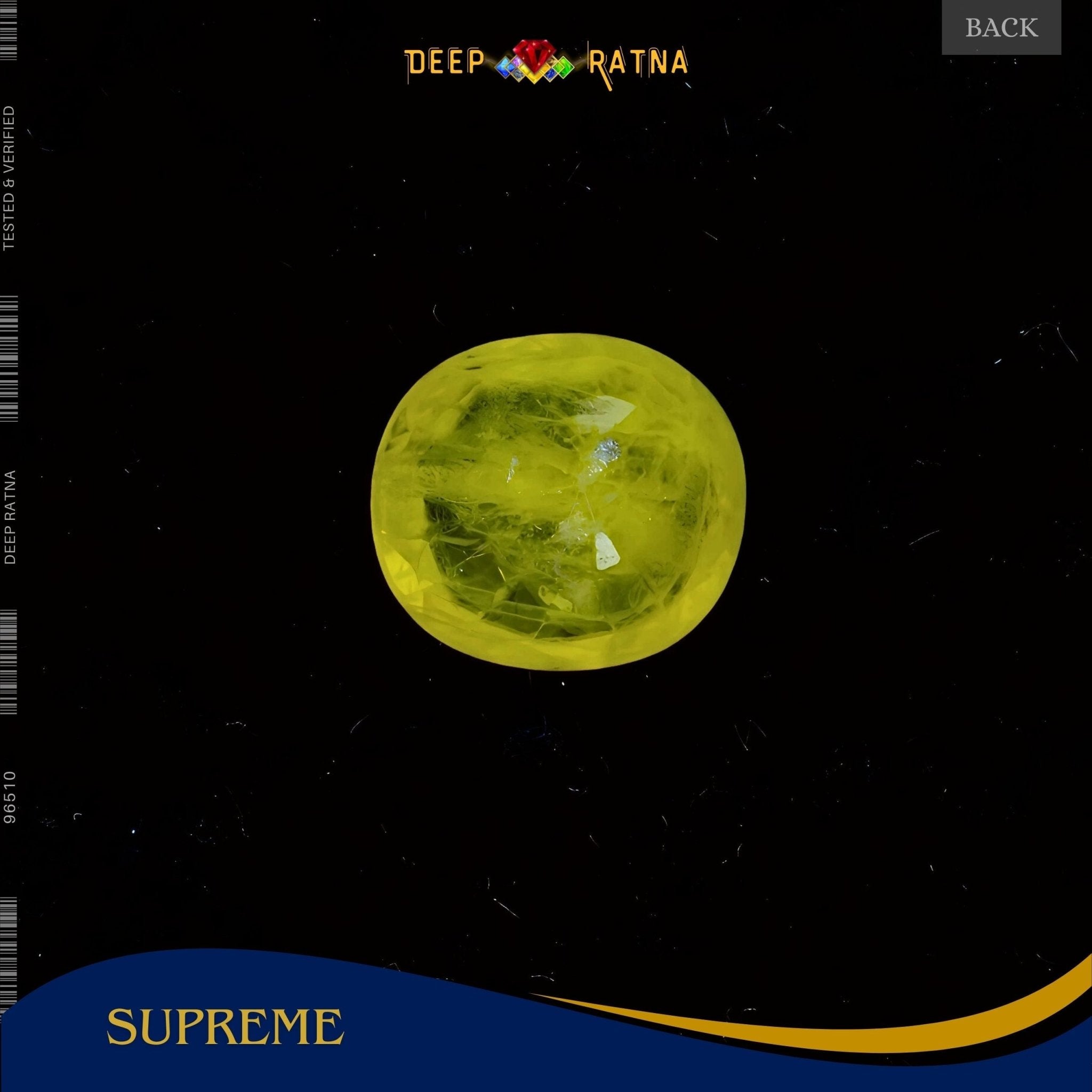 Yellow Sapphire 3.75 Carat (Thailand) - Deep Ratna