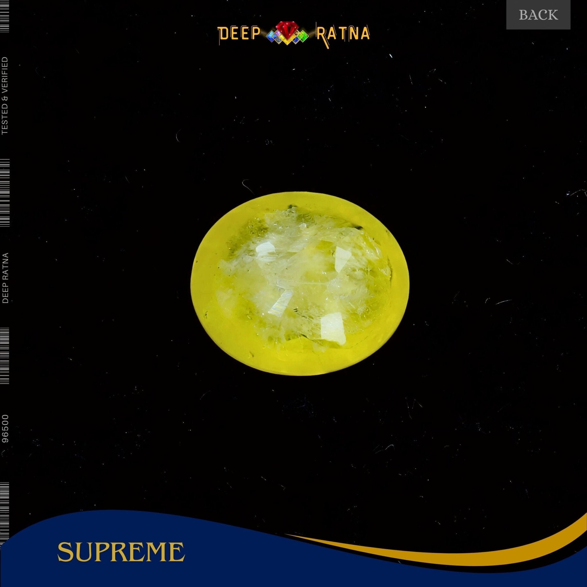 Yellow Sapphire 3.75 Carat (Thailand) - Deep Ratna