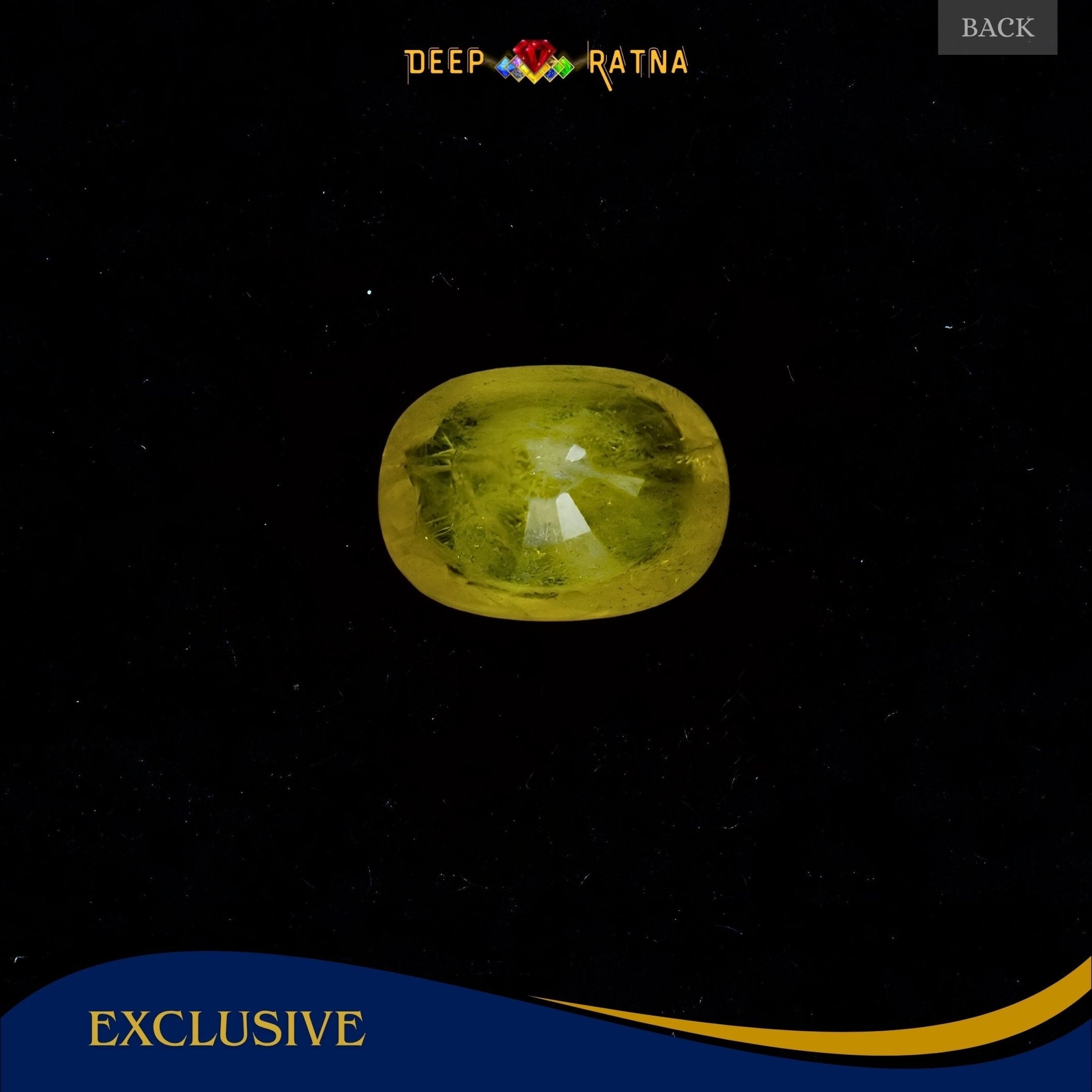Yellow Sapphire 3.75 Carat (Thailand) - Deep Ratna
