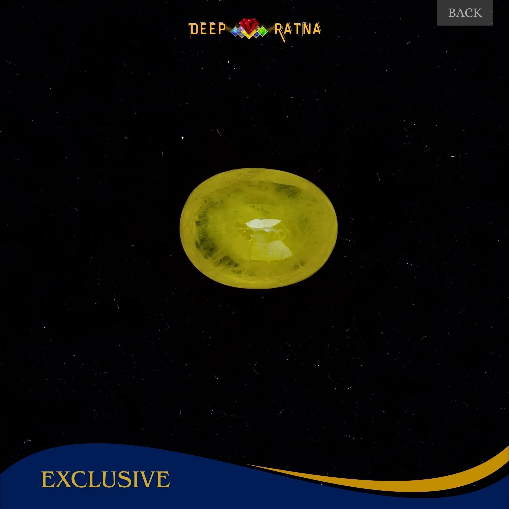 Yellow Sapphire 3.75 Carat (Thailand) - Deep Ratna