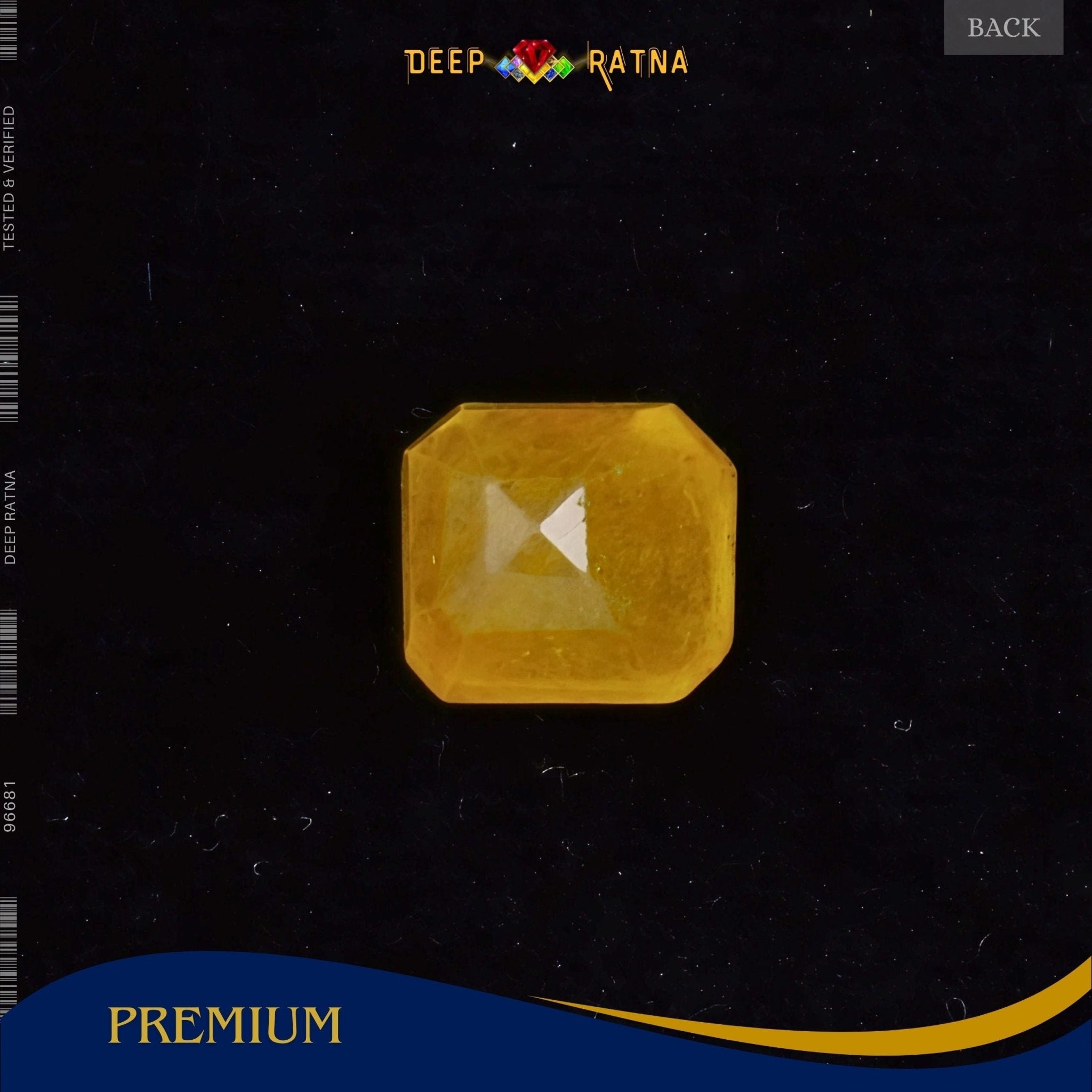 Yellow Sapphire 3.75 Carat (Thailand) - Deep Ratna