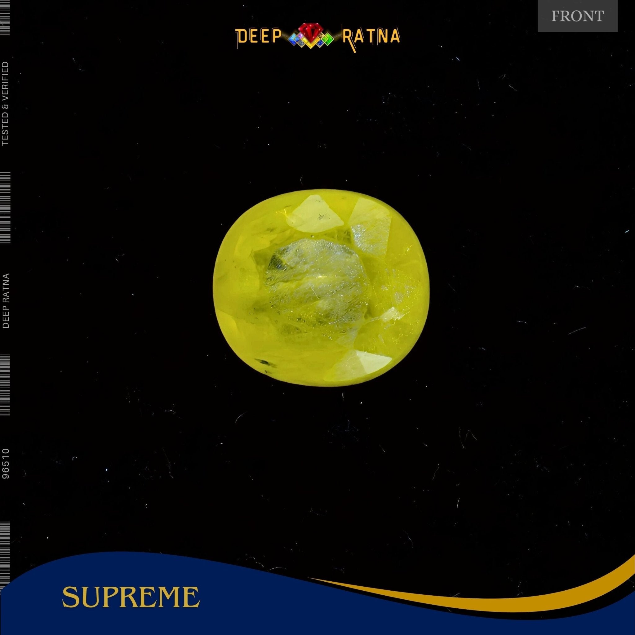 Yellow Sapphire 3.75 Carat (Thailand) - Deep Ratna