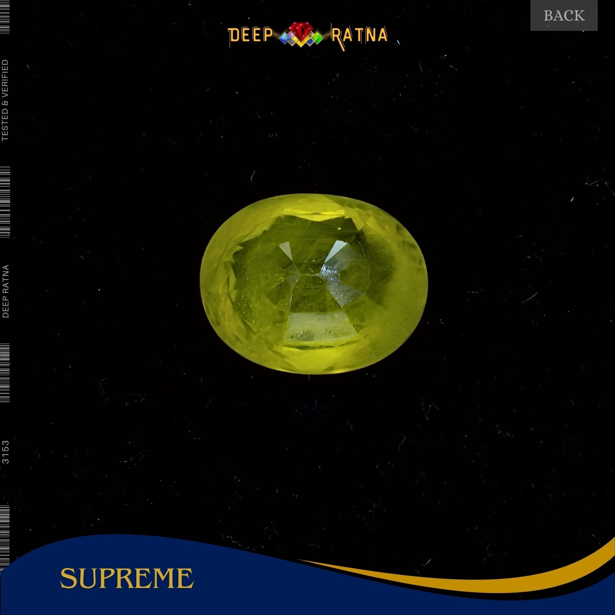 Yellow Sapphire 3.75 Carat (Thailand) - Deep Ratna