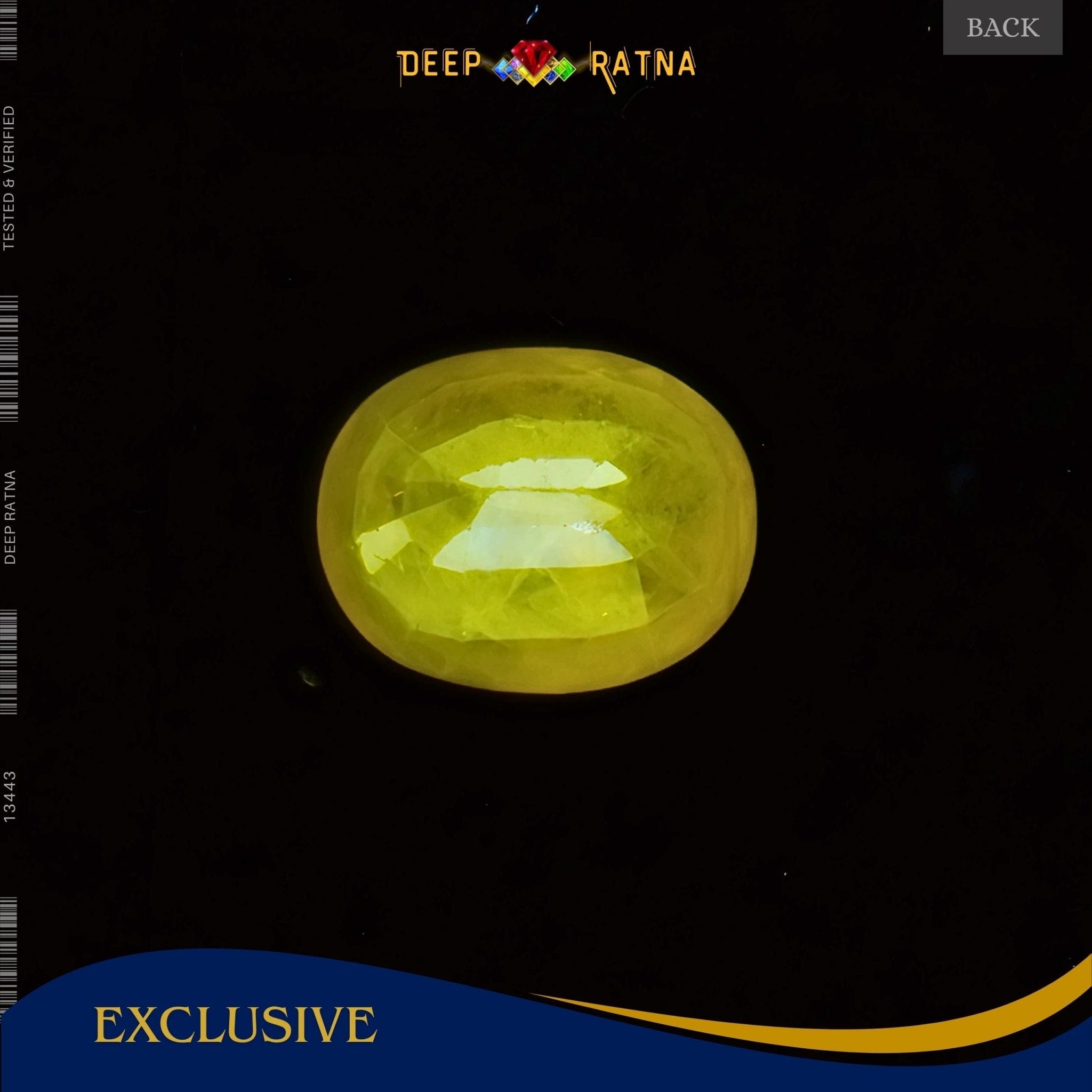 Yellow Sapphire 3.77 Carat (Thailand) - Deep Ratna