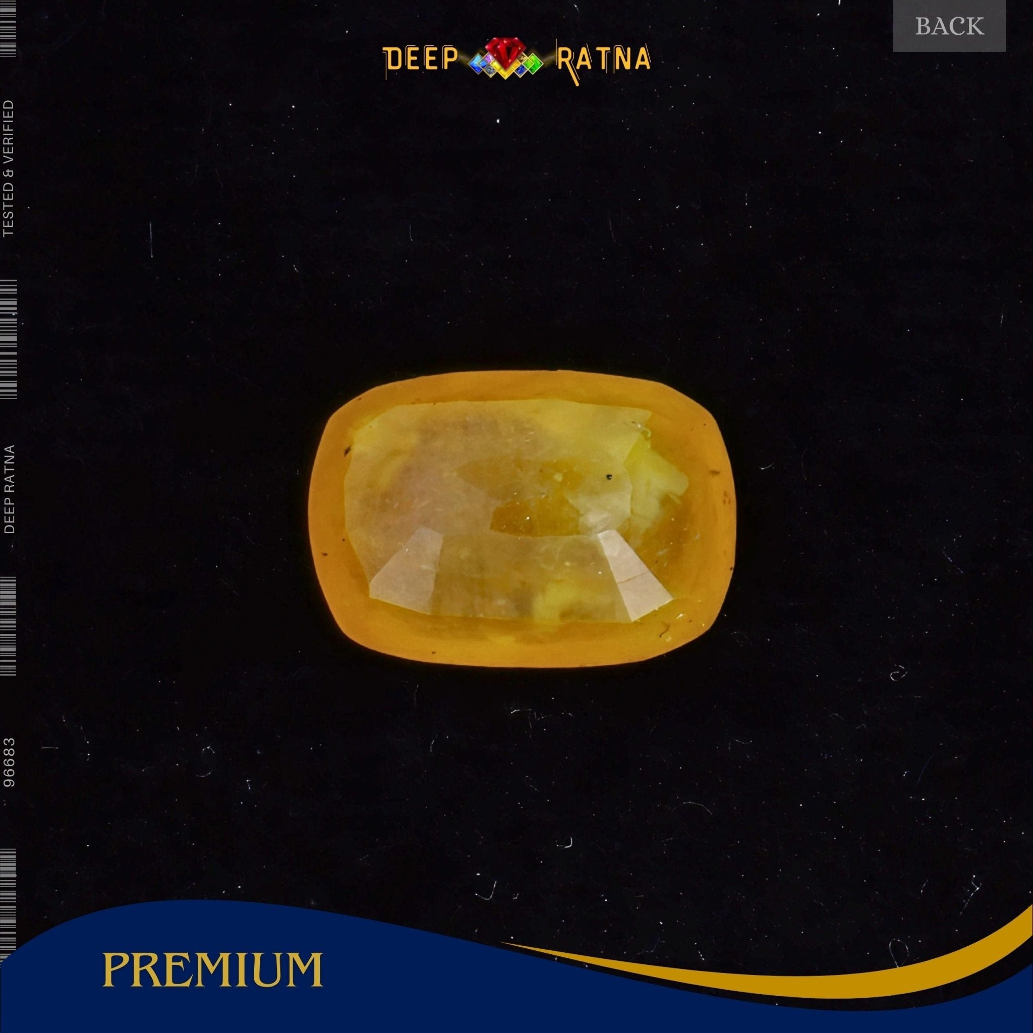 Yellow Sapphire 3.80 Carat (Thailand) - Deep Ratna