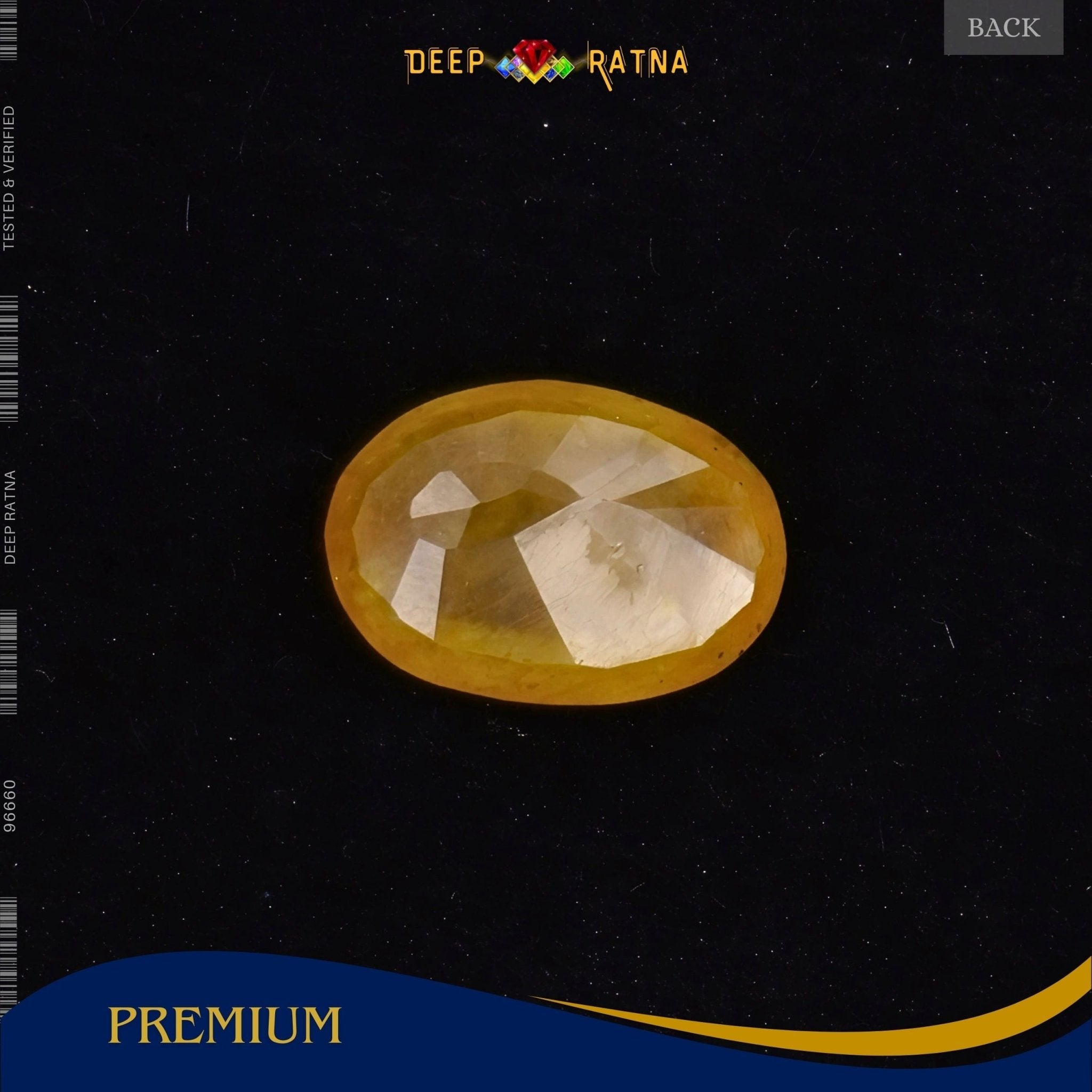 Yellow Sapphire 3.80 Carat (Thailand) - Deep Ratna