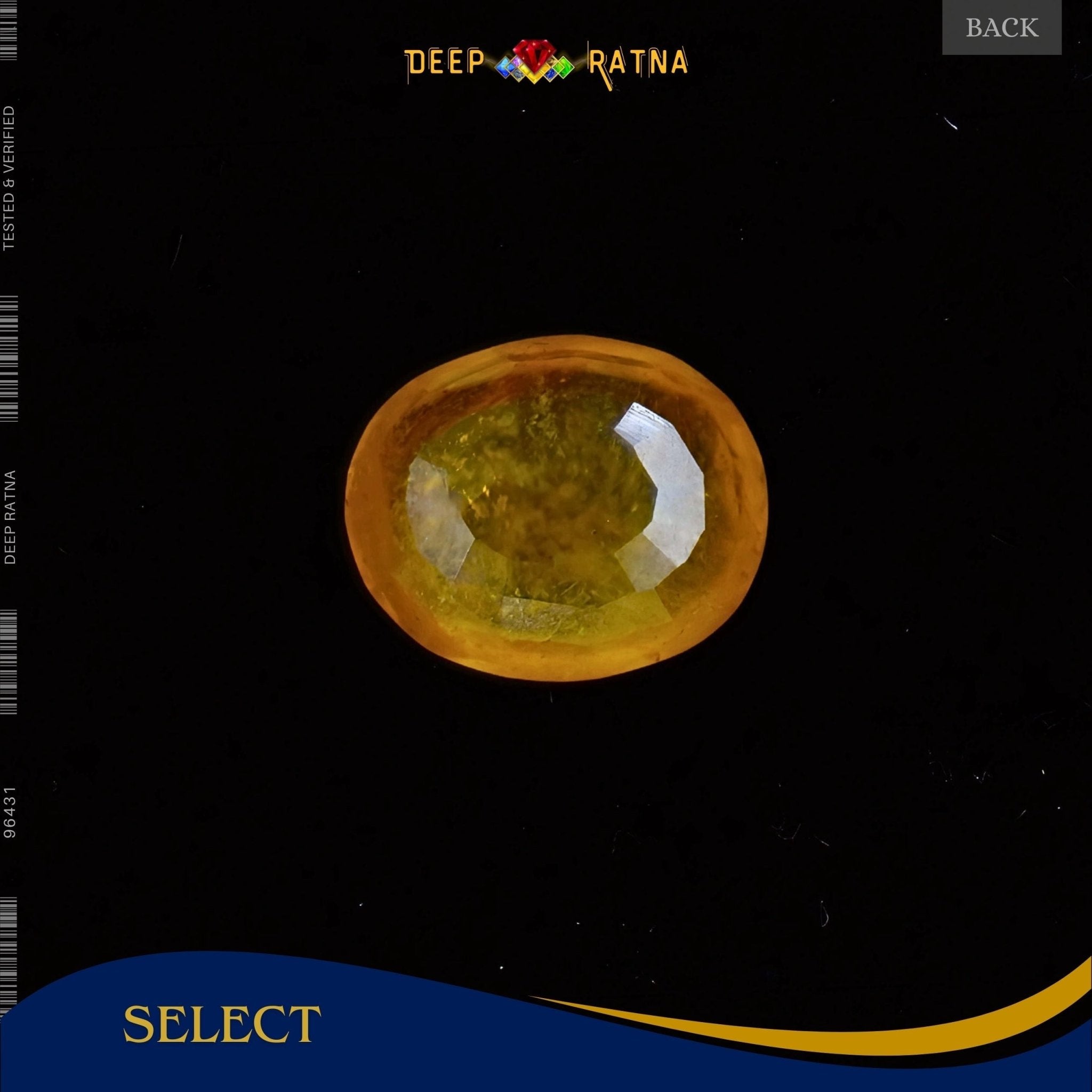 Yellow Sapphire 3.80 Carat (Thailand) - Deep Ratna
