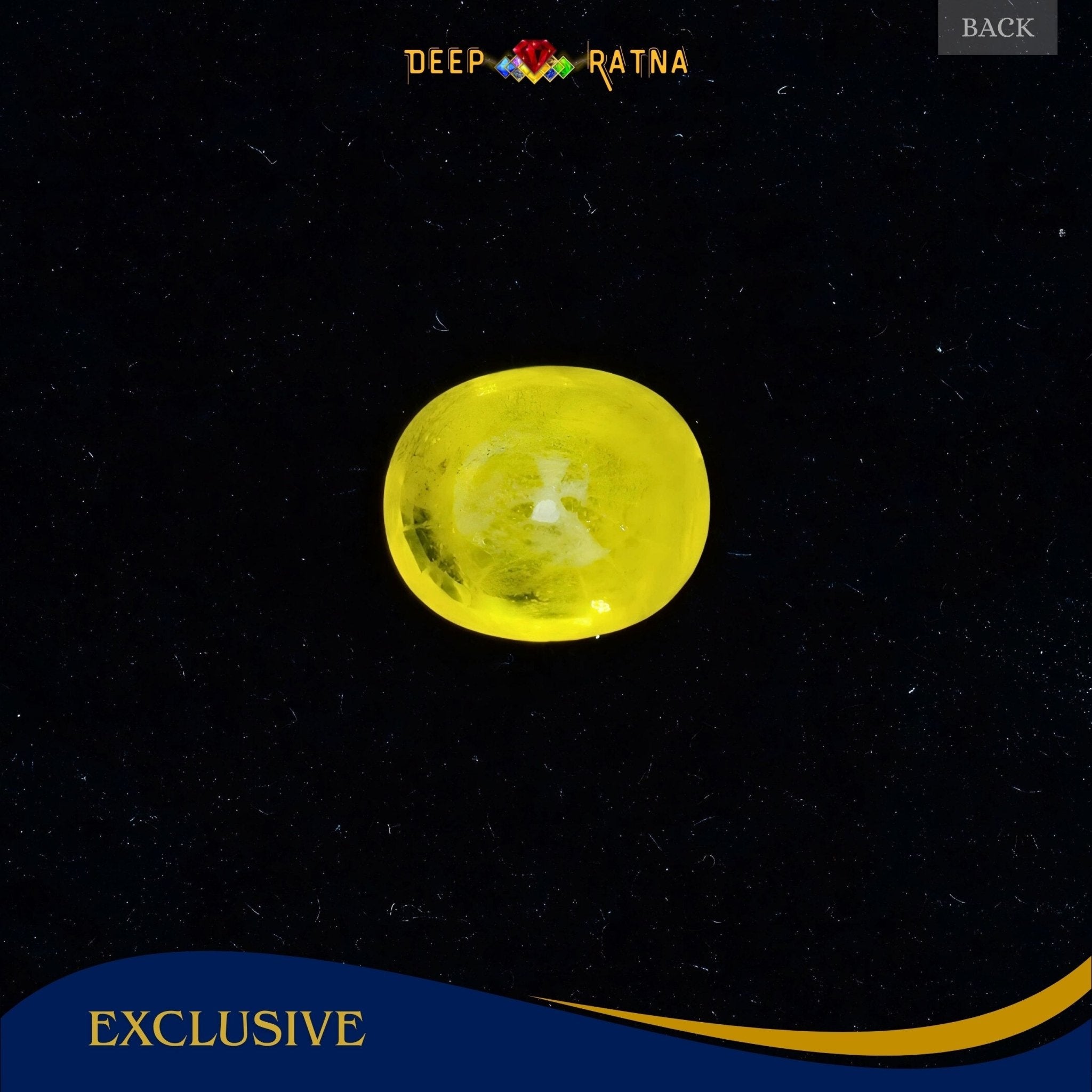 Yellow Sapphire 3.80 Carat (Thailand) - Deep Ratna