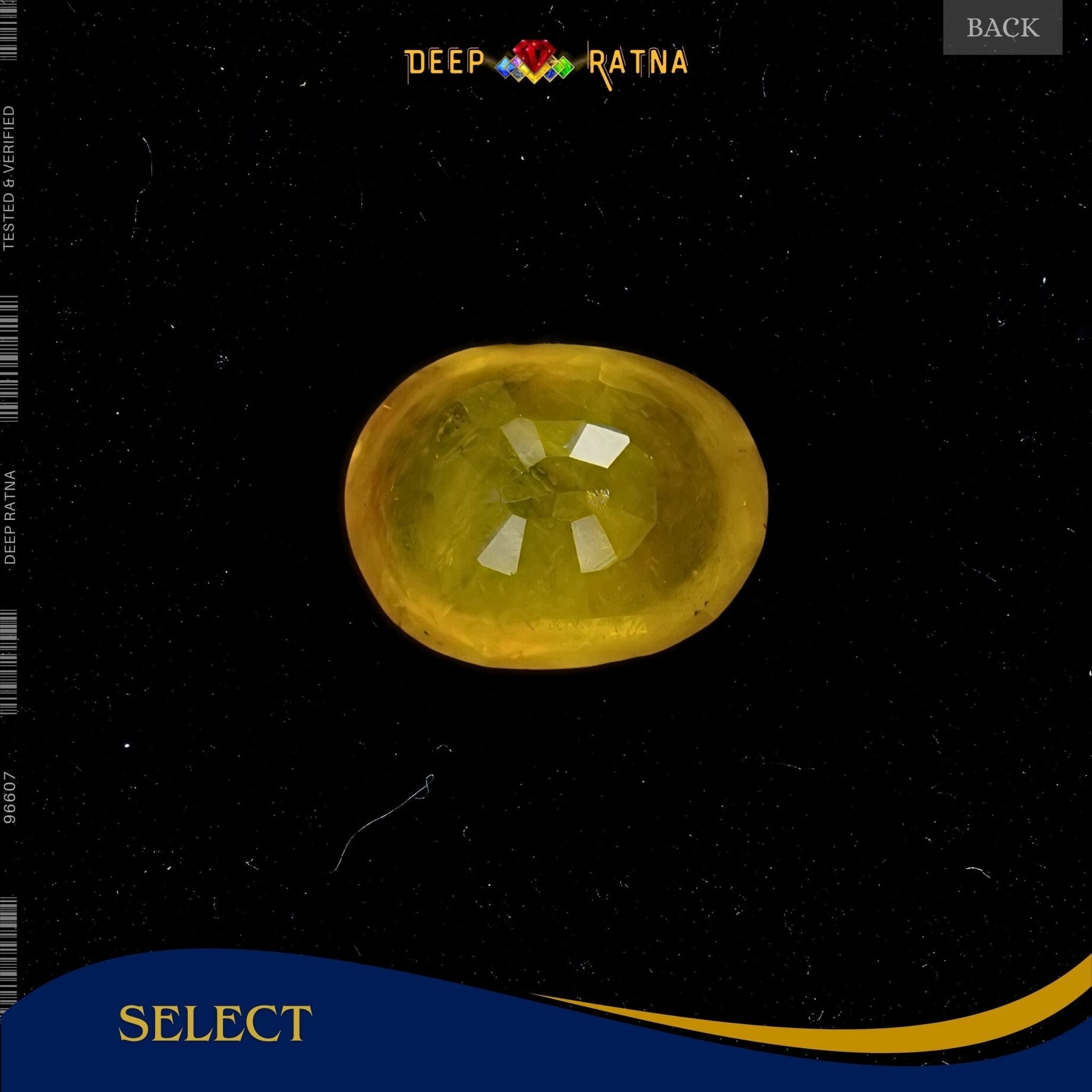 Yellow Sapphire 3.80 Carat (Thailand) - Deep Ratna