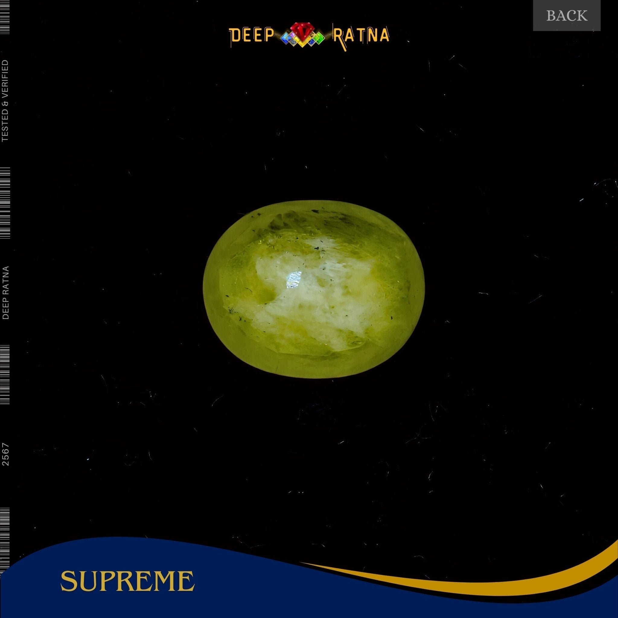 Yellow Sapphire 3.81 Carat (Thailand) - Deep Ratna