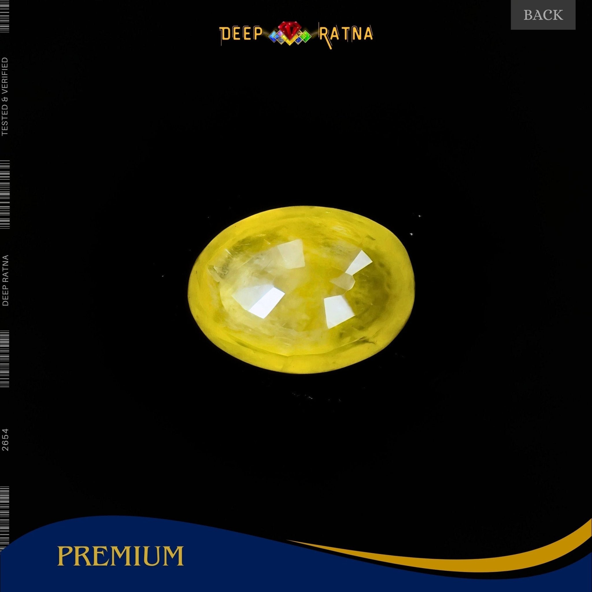Yellow Sapphire 3.83 Carat (Thailand) - Deep Ratna